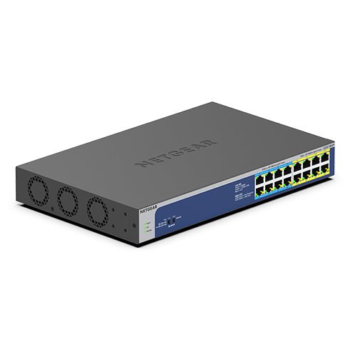  ricalstuff.se ElectricalStuff.se   NETGEAR GS516UP Ohanterad Gigabit Ethernet (10/100/1000) Strömförsörjning via Ethernet (P