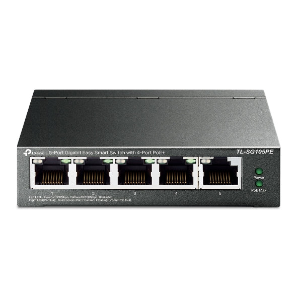  www.electricalstuff.se ElectricalStuff.se   TP-Link TL-SG105PE nätverksswitchar hanterad L2 Gigabit Ethernet (10/100/1000) S