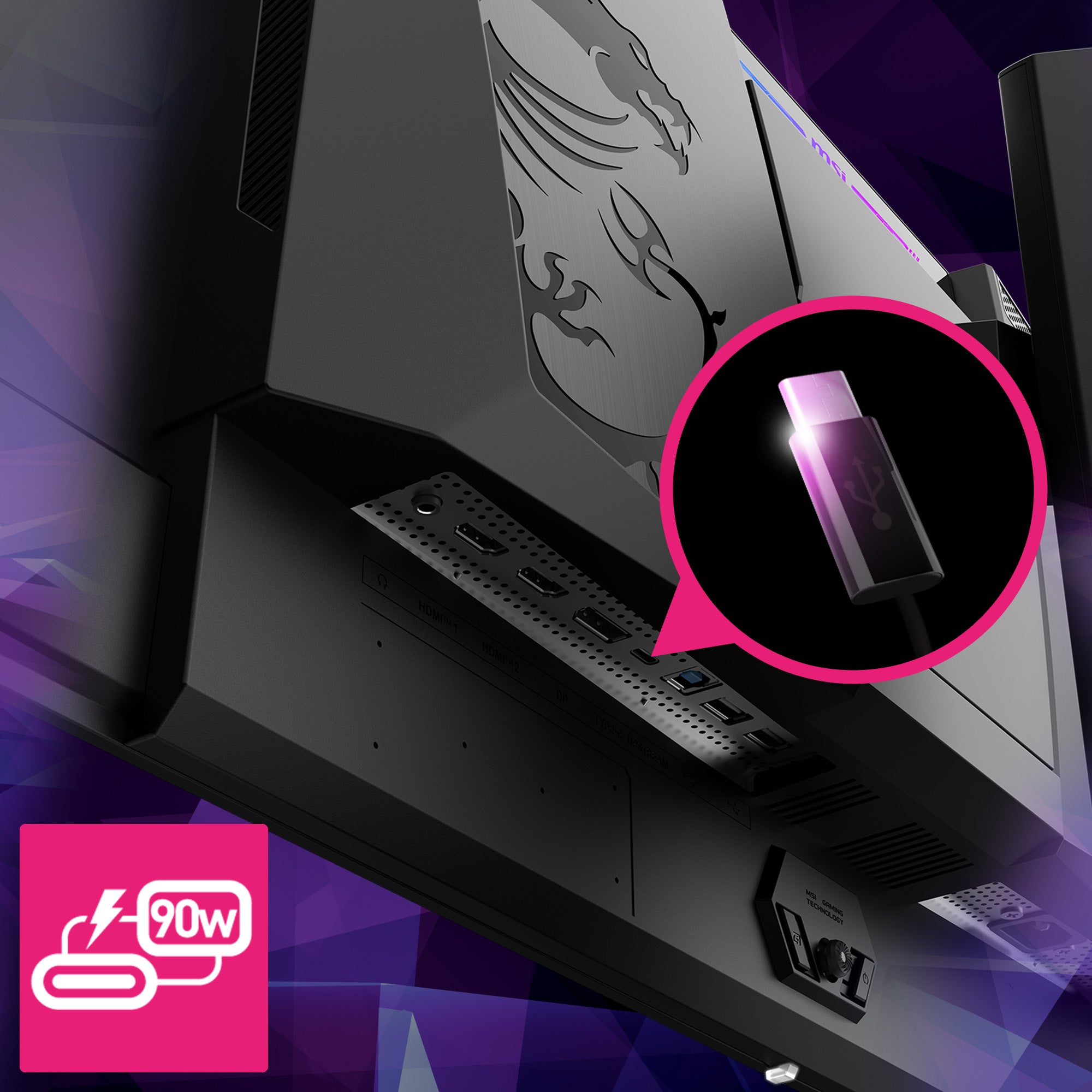  OLED platta pc-skärmar 67,3 cm (26.5") 2560 x 1440 pixlar Wide Quad HD Svart MSI MPG 271QRXDE QD-OLED 4711377159425 Platta P