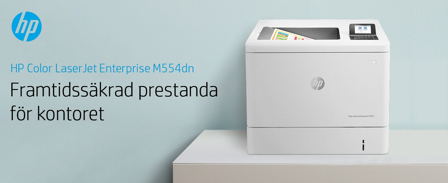  ff.se ElectricalStuff.se   HP Color LaserJet Enterprise M554dn skrivare, Utskrift, Utskrift från USB-port på framsidan; Dubb