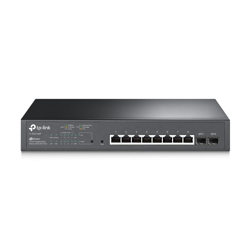  www.electricalstuff.se ElectricalStuff.se   TP-Link JetStream TL-SG2210MP nätverksswitchar hanterad L2/L2+ Gigabit Ethernet 