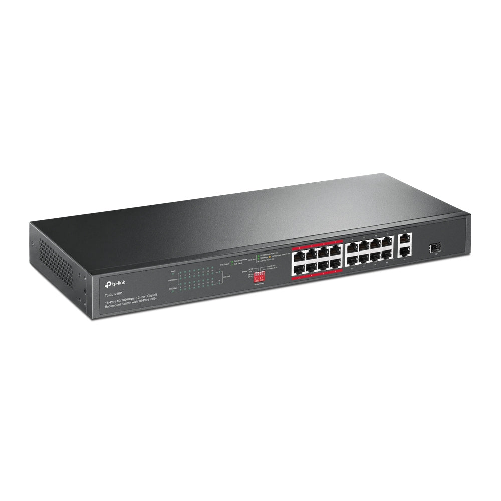  römförsörjning via Ethernet (PoE) stöd 1U Svart TP-Link TL-SL1218P 6935364052812|6935364052829|0845973088712|845973088712|57