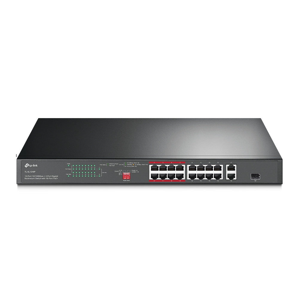  www.electricalstuff.se ElectricalStuff.se   TP-Link TL-SL1218P nätverksswitchar Ohanterad Gigabit Ethernet (10/100/1000) Str