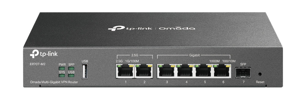  www.electricalstuff.se ElectricalStuff.se   TP-Link Omada ER707-M2 kabelansluten router 2.5 Gigabit Ethernet, Snabb Ethernet