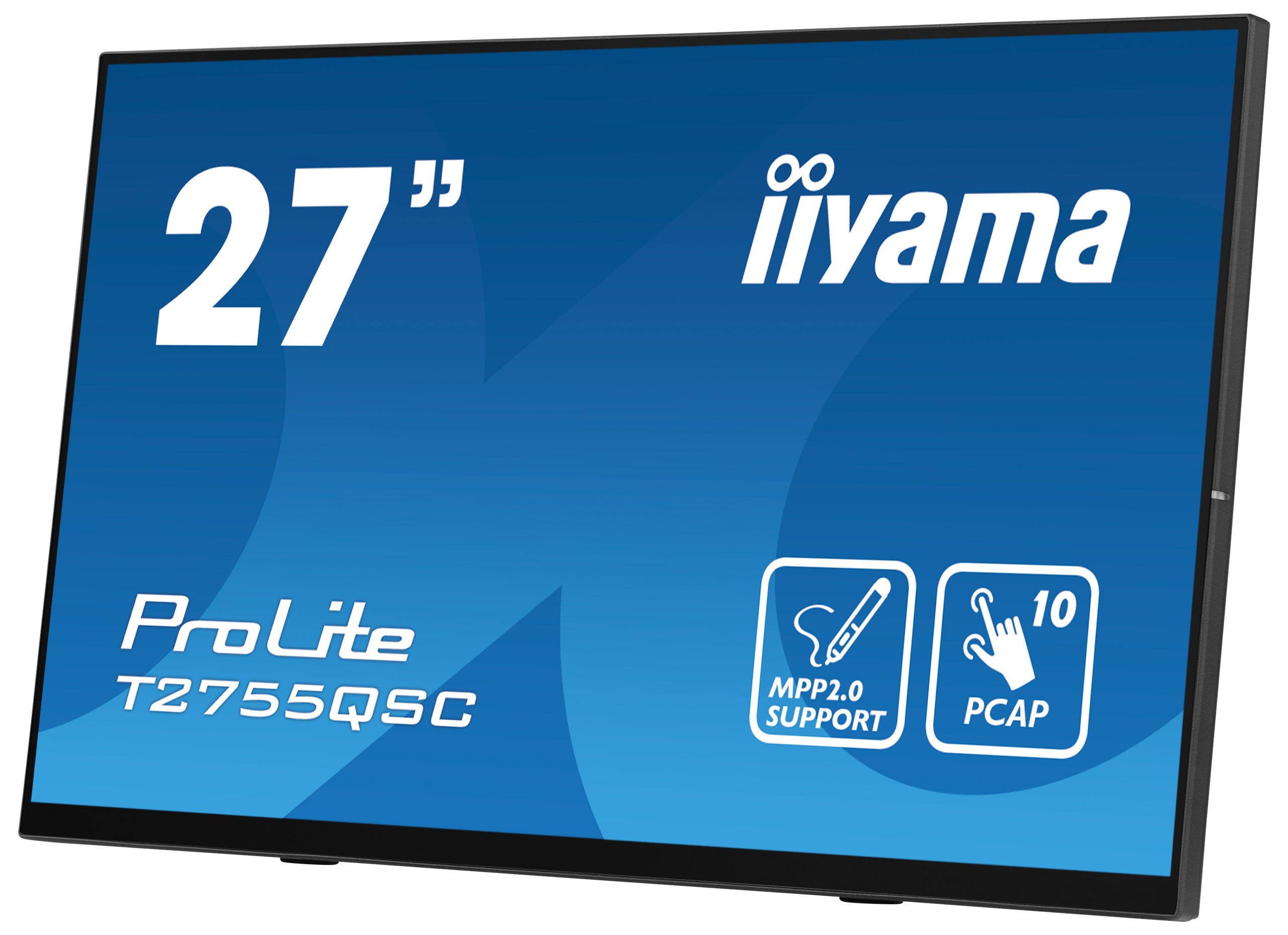  -skärmar 68,6 cm (27") 2560 x 1440 pixlar Full HD LCD Pekskärm Svart iiyama T2755QSC-B1 4948570122981 Platta Pc-Skärmar ProL