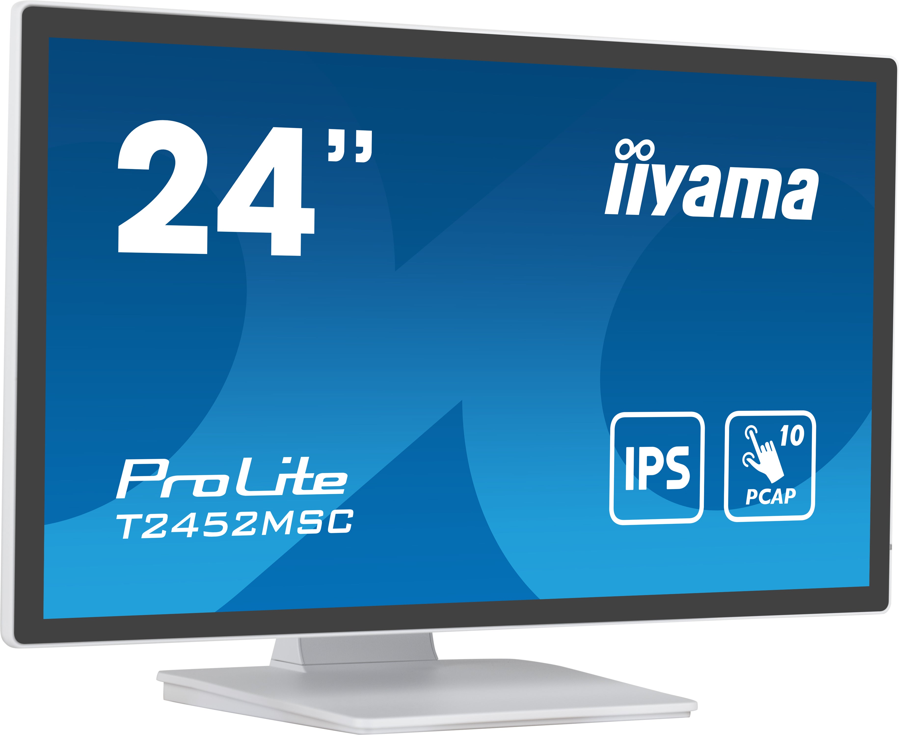   Full HD LCD Pekskärm Flera användare Vit iiyama T2452MSC-W1 4948570122066 Platta Pc-Skärmar ProLite  T2452MSC-W1 www.electr