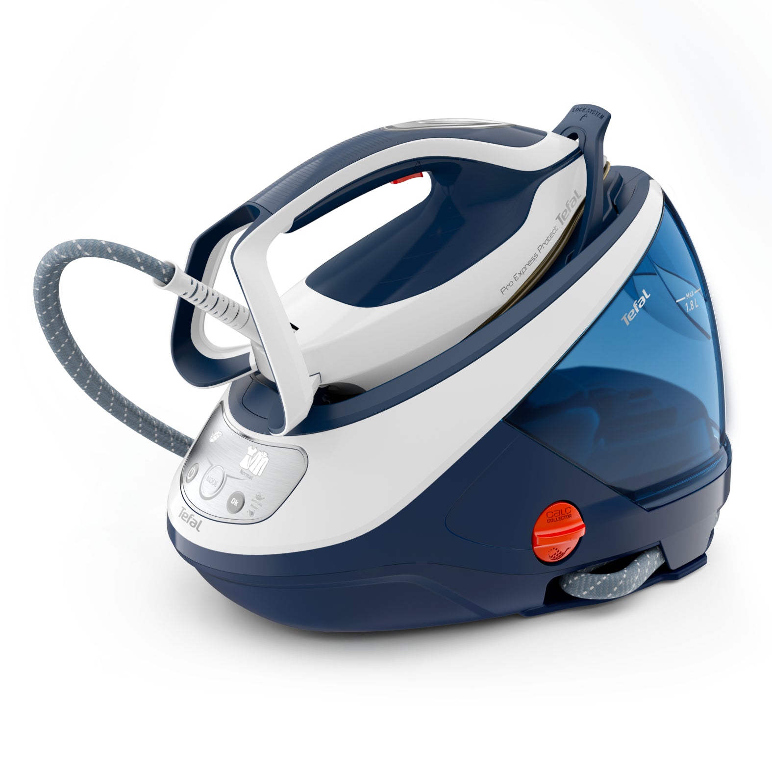  www.electricalstuff.se ElectricalStuff.se   Tefal Pro Express Protect GV9221 2600 W 1,8 l Blå, Vit Tefal GV9221E0 3121040077