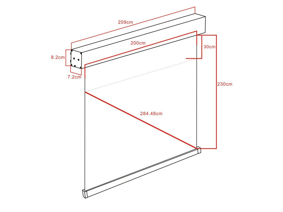  se ElectricalStuff.se   Multibrackets 0847 projektordukar 2,84 m (112") 1:1 Multibrackets 0847 7350022730847 Projektordukar 