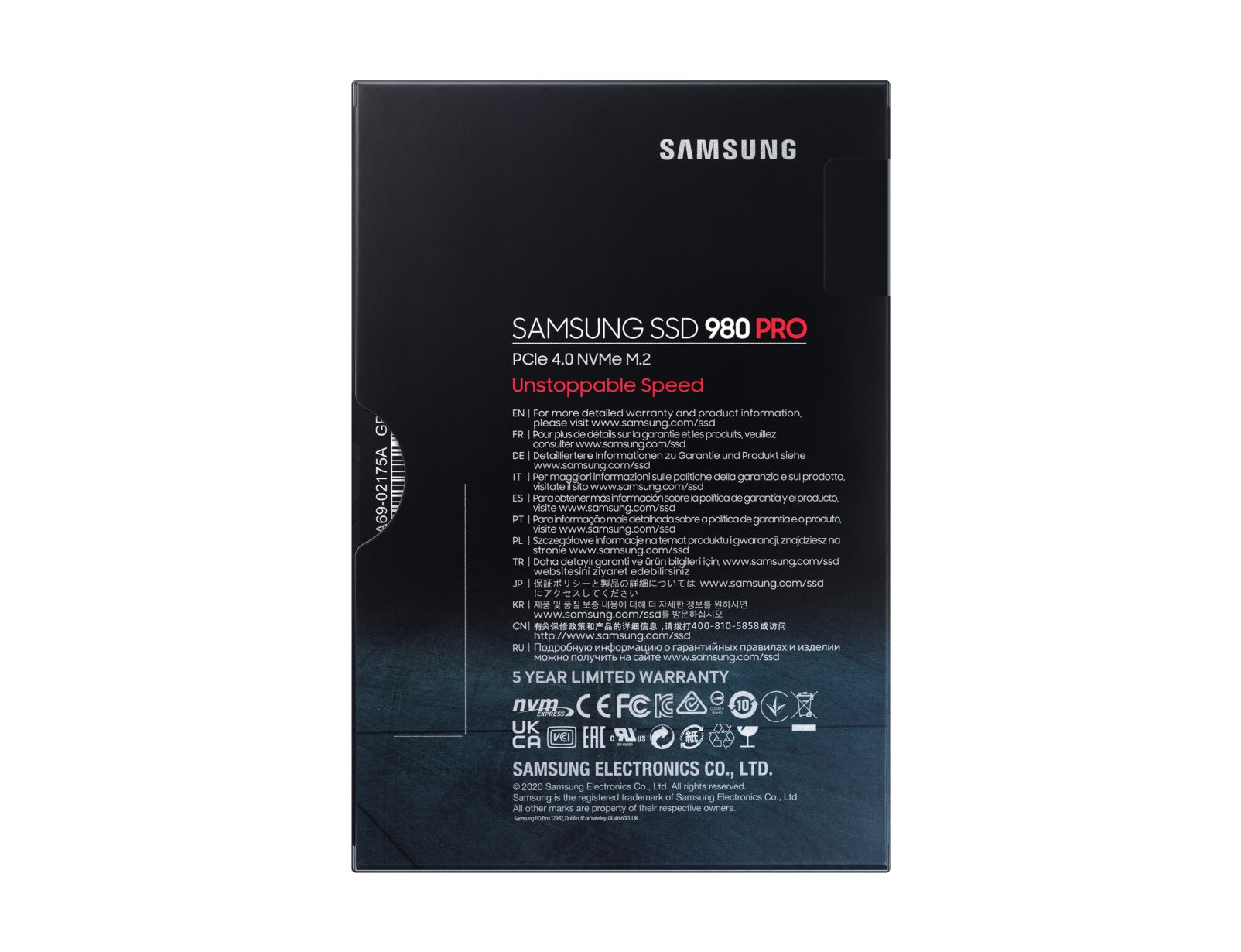  ng MZ-V8P1T0BW 0887276394541|887276394541 SSD-Hårddisk   980 PRO www.electricalstuff.se ElectricalStuff.se   Samsung 980 PRO