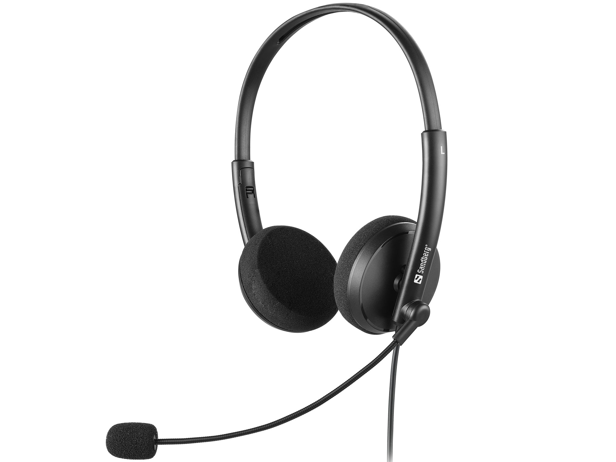  www.electricalstuff.se ElectricalStuff.se   Sandberg 325-41 hörlur och headset Kabel Huvudband Kontor/callcenter Svart Sandb