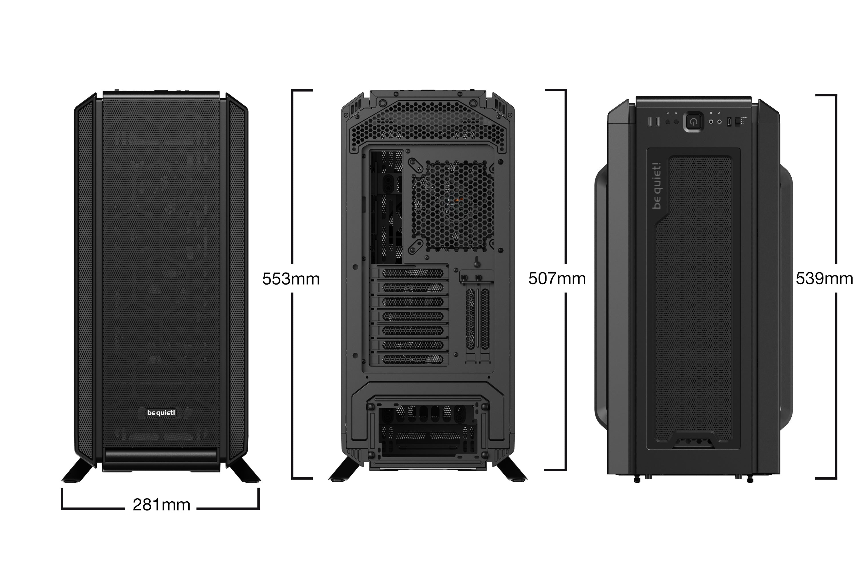  Datorväskor   Silent Base 802 Black www.electricalstuff.se ElectricalStuff.se   be quiet! Silent Base 802 Black Midi Tower S