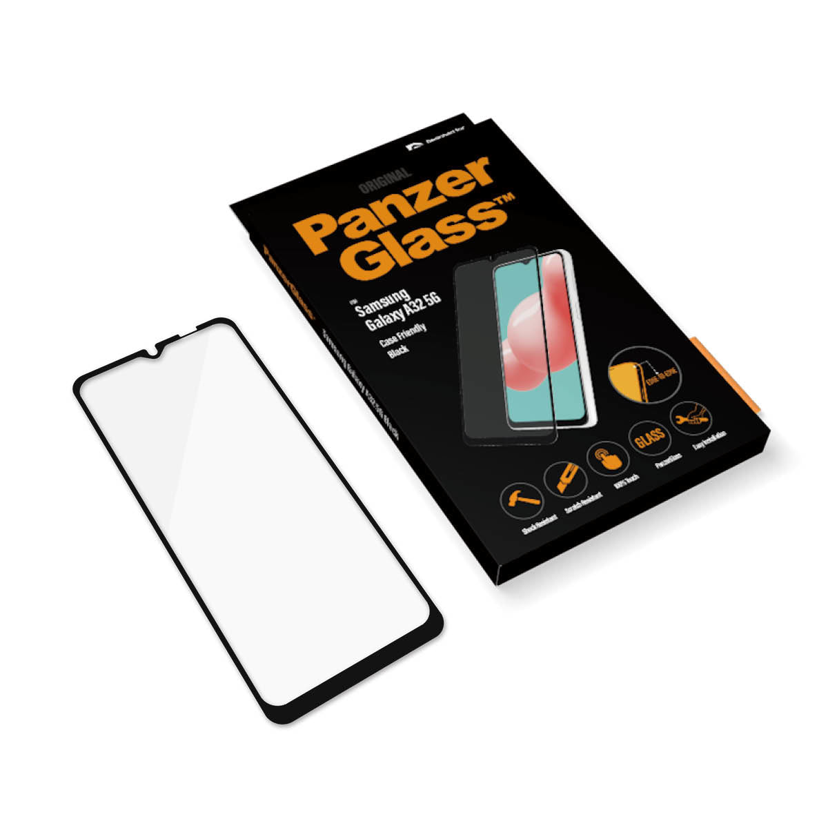  se   PanzerGlass 7252 skärm- och baksidesskydd till mobiltelefon Genomskinligt skärmskydd Samsung 1 styck PanzerGlass 7252 5