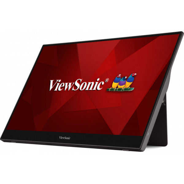  1920 x 1080 pixlar Full HD LED Pekskärm Flera användare Svart, Silver Viewsonic TD1655 0766907007077|766907007077 Platta Pc-