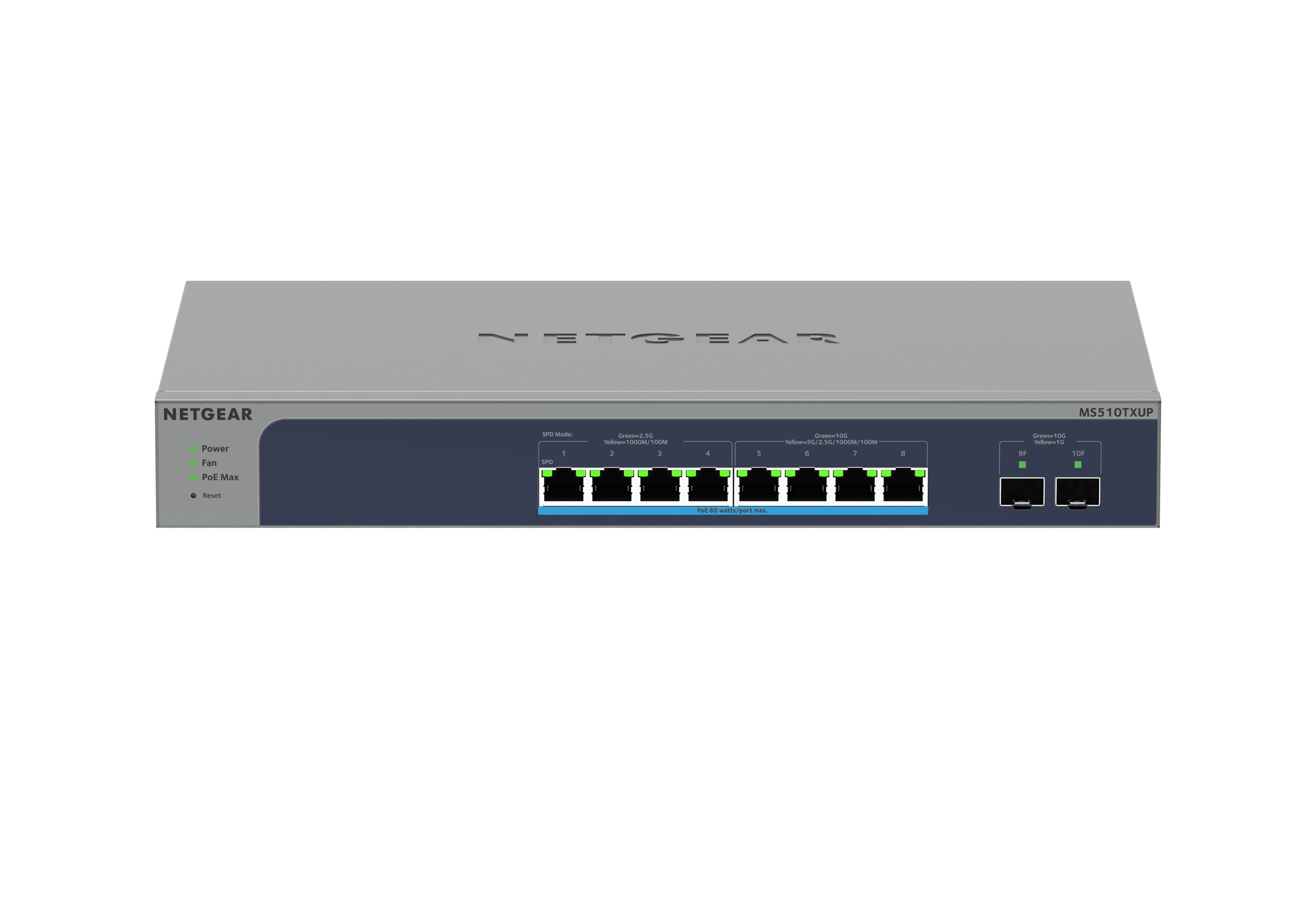  www.electricalstuff.se ElectricalStuff.se   NETGEAR 8-Port Multi-Gigabit/10G Ethernet Ultra60 PoE++ Smart Switch with 2 SFP+