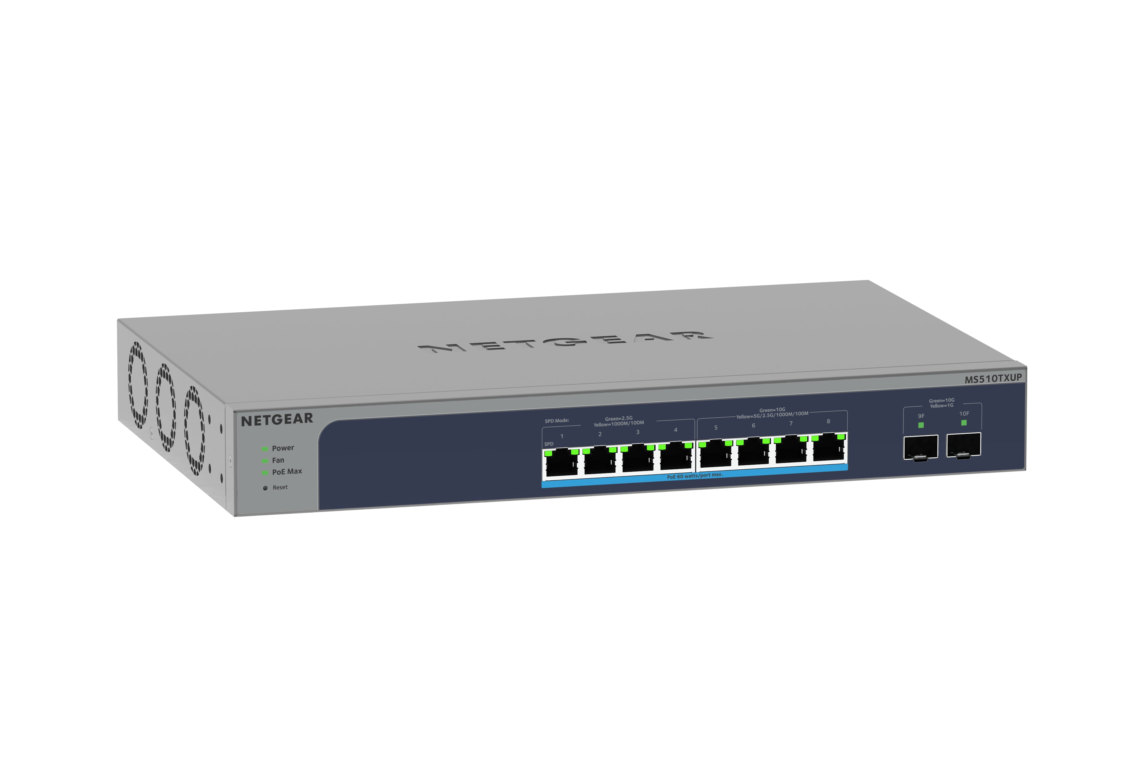  P-100EUS 10606449152392 Nätverksswitchar   8-Port Multi-Gigabit/10G Ethernet Ultra60 PoE++ Smart Switch with 2 SFP+ Ports (M