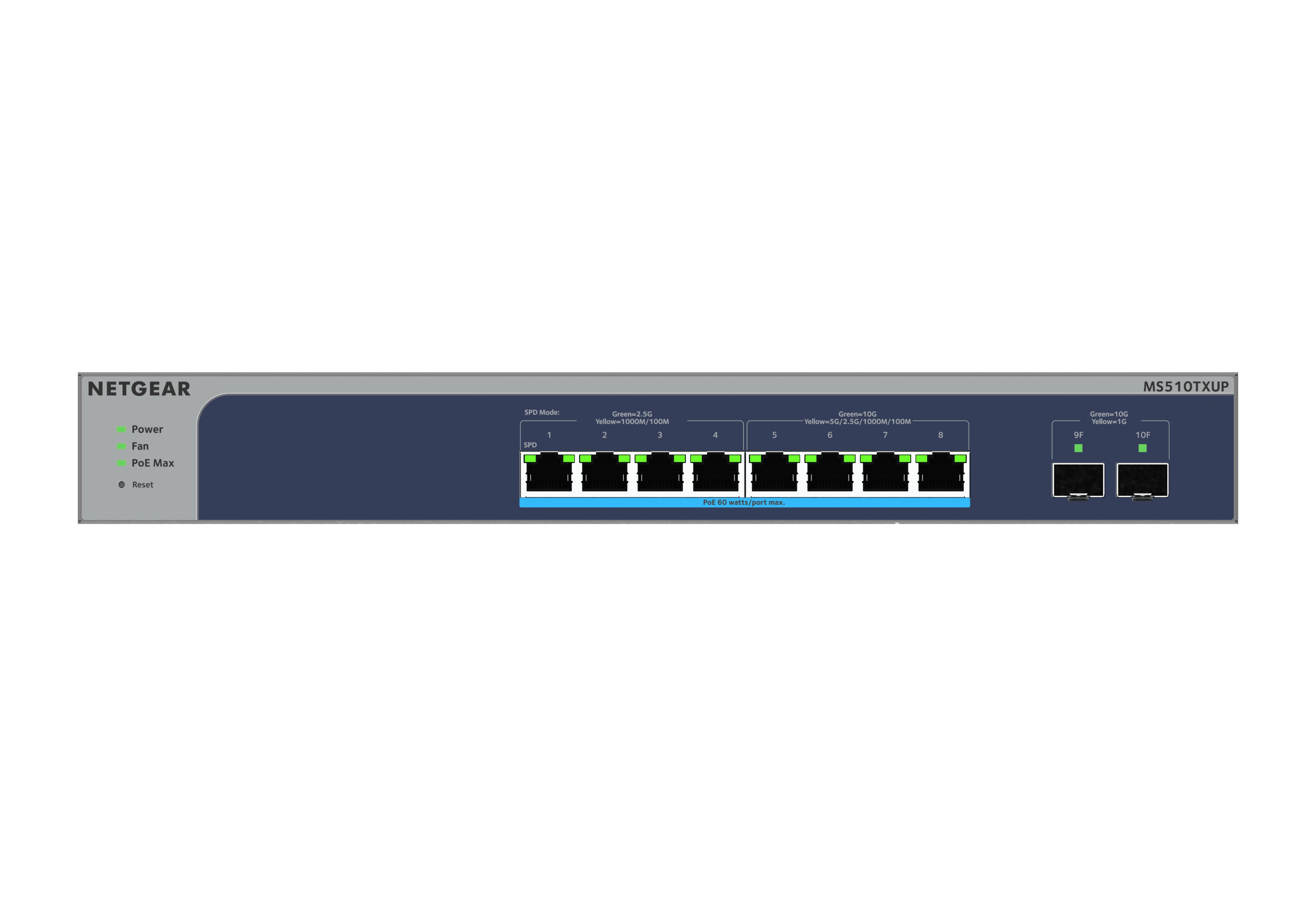  S510TXUP) www.electricalstuff.se ElectricalStuff.se   NETGEAR 8-Port Multi-Gigabit/10G Ethernet Ultra60 PoE++ Smart Switch w