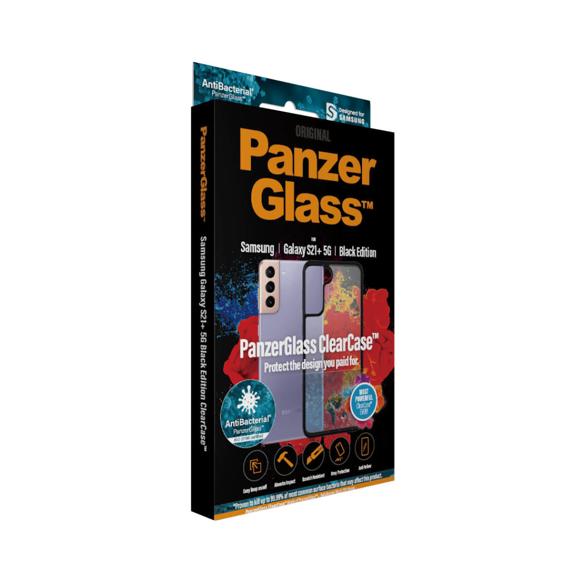  onfodral Omslag Svart PanzerGlass 0262 5711724002625 Mobiltelefonfodral   0262 www.electricalstuff.se ElectricalStuff.se   P