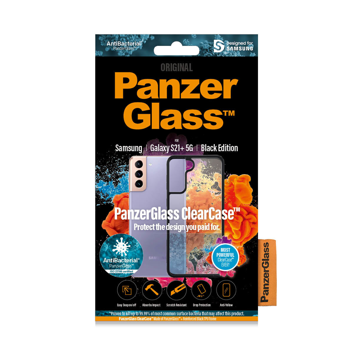   Mobiltelefonfodral   0262 www.electricalstuff.se ElectricalStuff.se   PanzerGlass 0262 mobiltelefonfodral Omslag Svart Panz