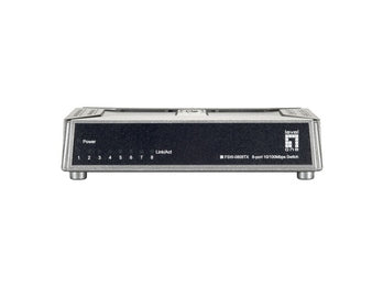  har Ohanterad Fast Ethernet (10/100) Grå LevelOne FSW-0808TX 4015867109540|0891042001304|891042001304 Nätverksswitchar   FSW