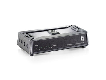  www.electricalstuff.se ElectricalStuff.se   LevelOne FSW-0808TX nätverksswitchar Ohanterad Fast Ethernet (10/100) Grå LevelO