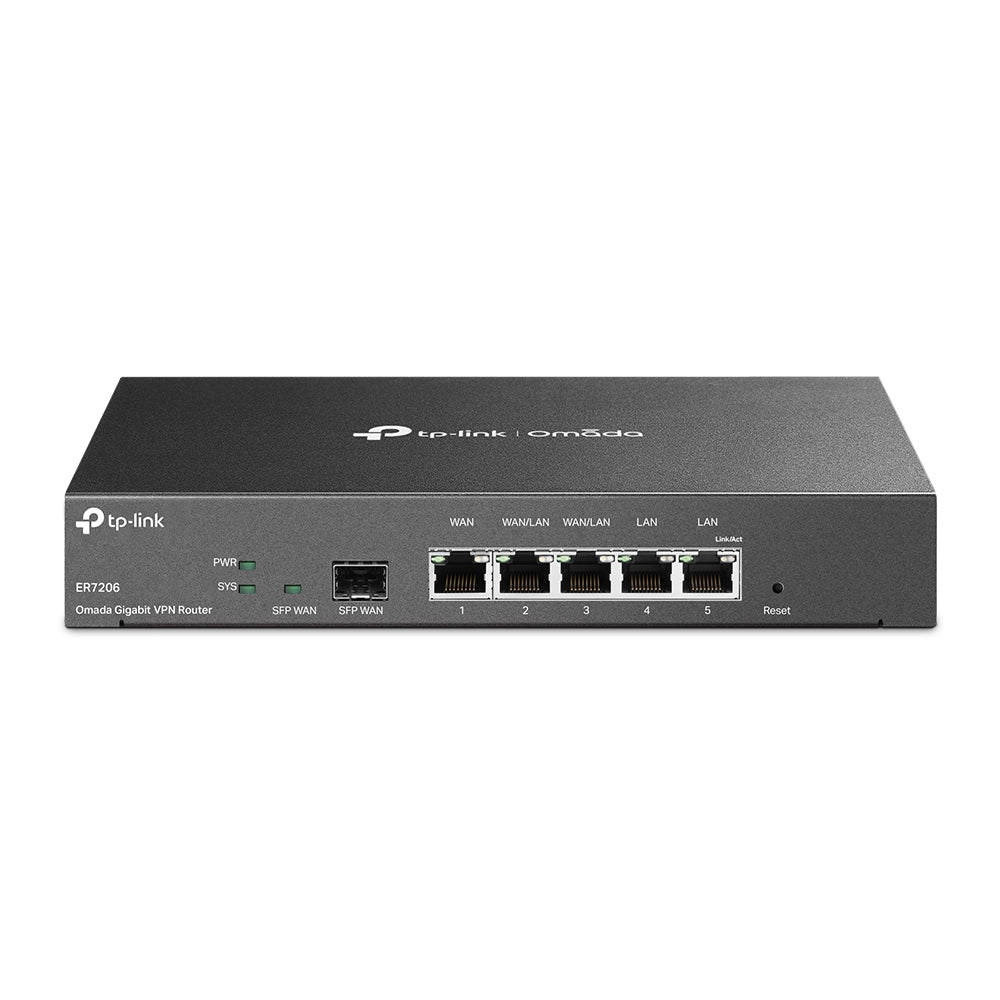  www.electricalstuff.se ElectricalStuff.se   TP-Link TL-ER7206 kabelansluten router Gigabit Ethernet Svart TP-Link TL-ER7206 