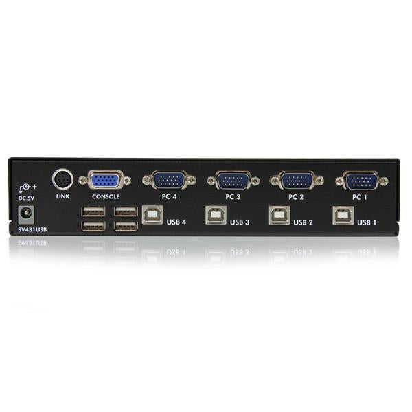  uff.se ElectricalStuff.se   StarTech.com Professionell VGA USB KVM-switch med 4 portar och hubb StarTech.com SV431USB 006503