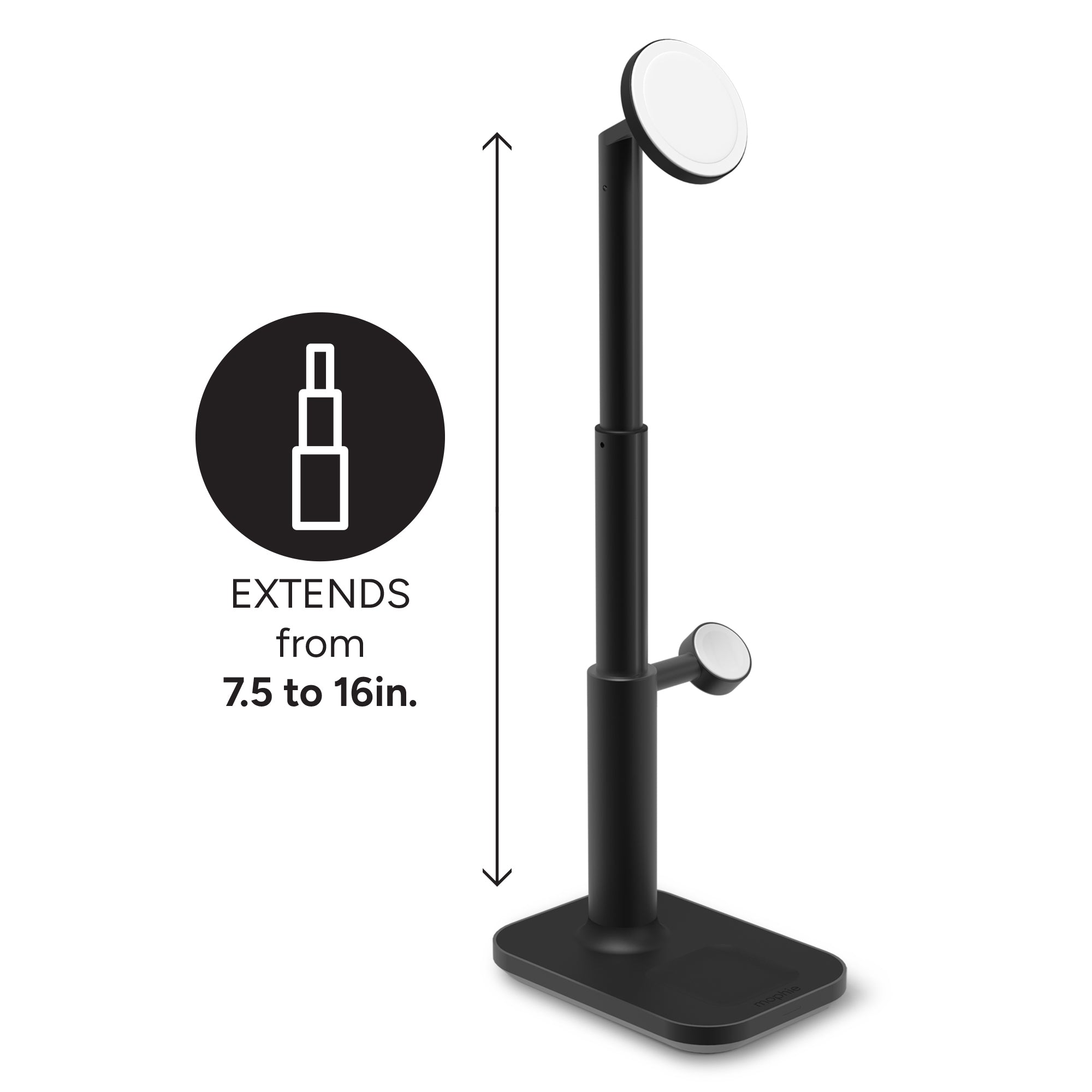  alstuff.se ElectricalStuff.se   mophie 401311461 mobilladdare Smartphone, Smartwatch, Hörlurar, Headset Svart USB Trådlös la