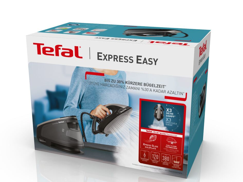  www.electricalstuff.se ElectricalStuff.se   Tefal Express Easy SV6140 2200 W 1,7 l Svart, Grå Tefal SV6140E0 3121040079096 Å