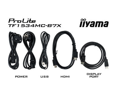  4 x 768 pixlar XGA Pekskärm iiyama TF1534MC-B7X 4948570118380 POS-skärmar   TF1534MC-B7X www.electricalstuff.se ElectricalSt