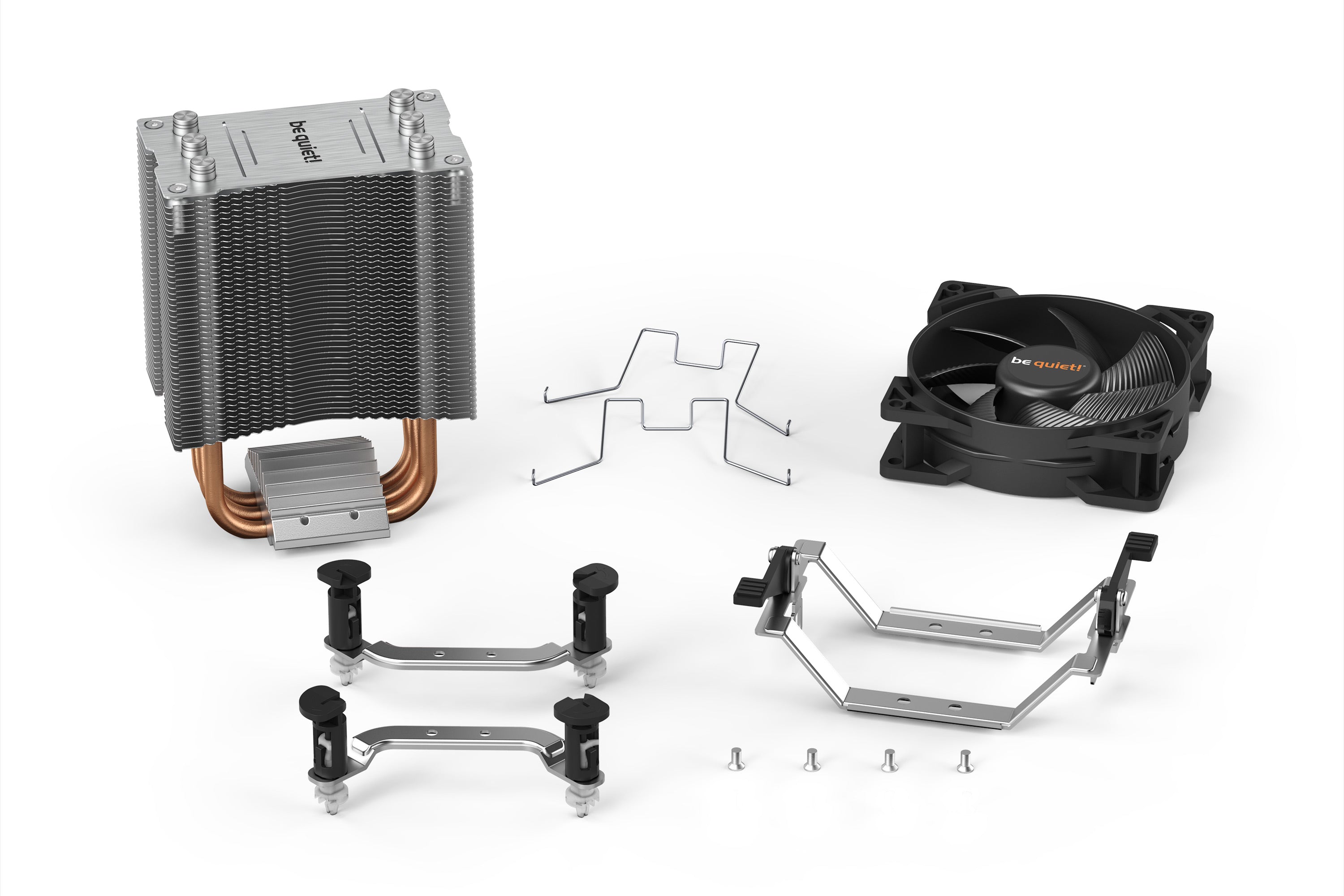  ssor Kylare 9,2 cm Silver 1 styck be quiet! BK030 4260052188453 Kylsystem för Datorer   PURE ROCK SLIM 2 www.electricalstuff