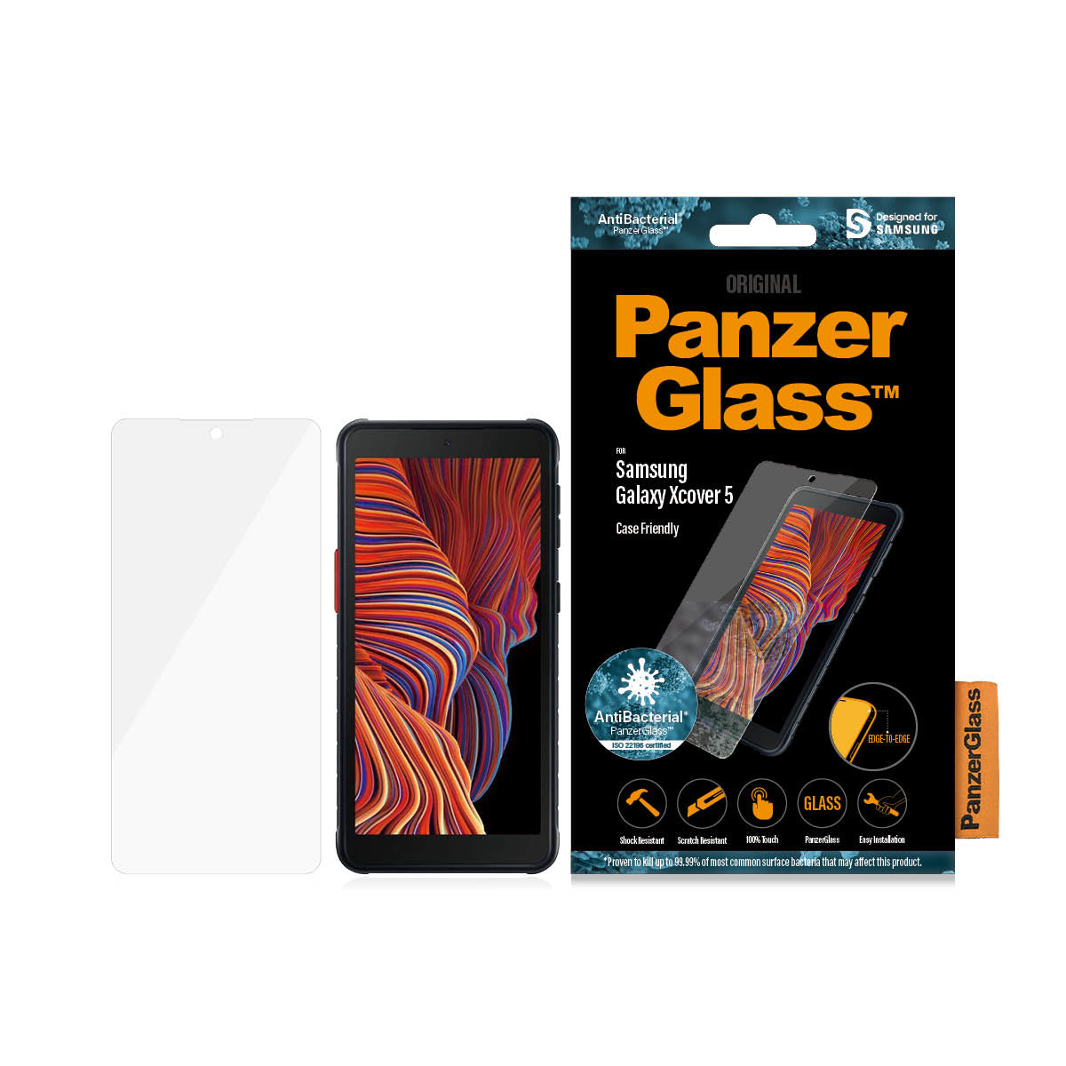  .se ElectricalStuff.se   PanzerGlass 7267 skärm- och baksidesskydd till mobiltelefon Genomskinligt skärmskydd Samsung 1 styc