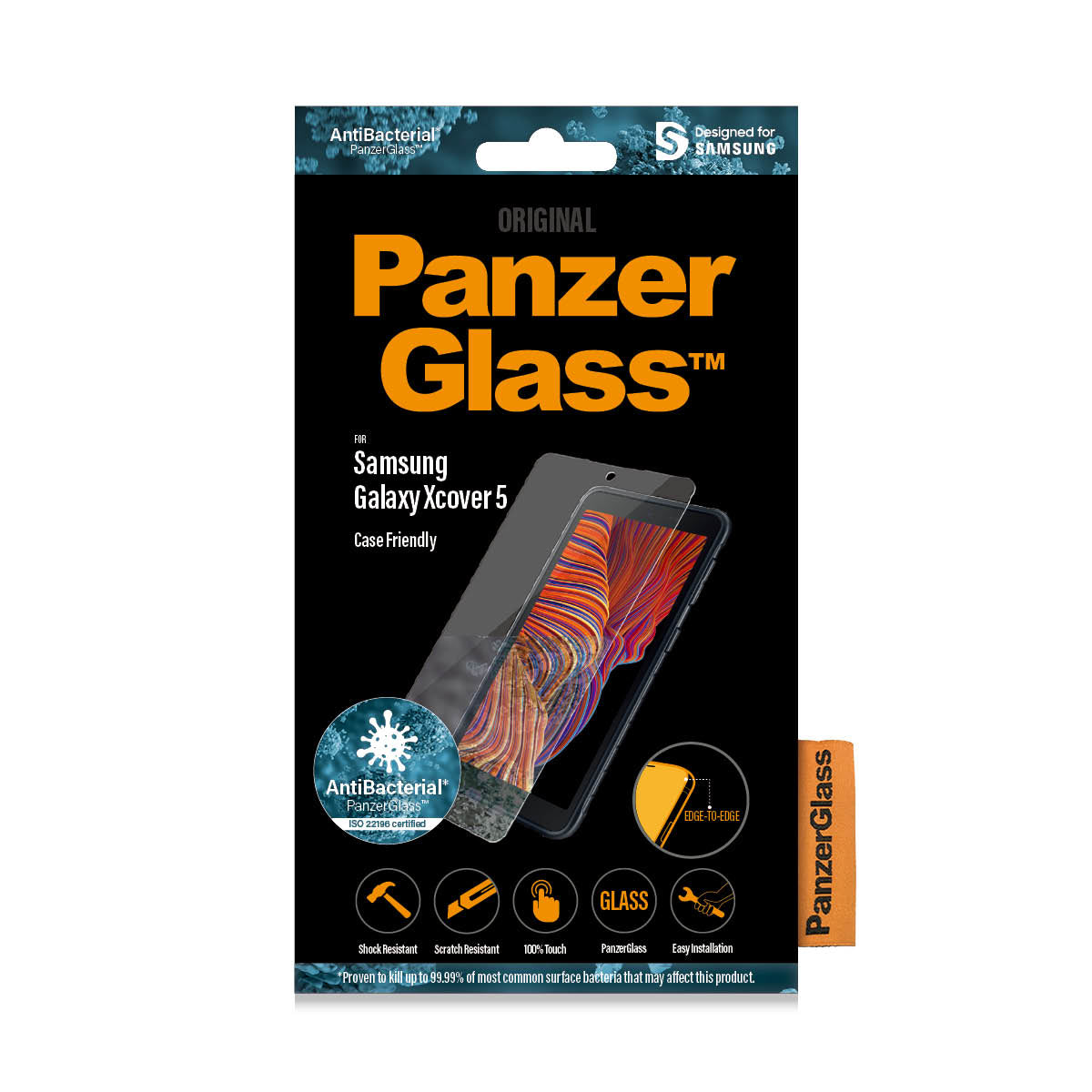  skydd Samsung 1 styck PanzerGlass 7267 5711724072673 Skärm- och Baksidesskydd till Mobiltelefoner   7267 www.electricalstuff