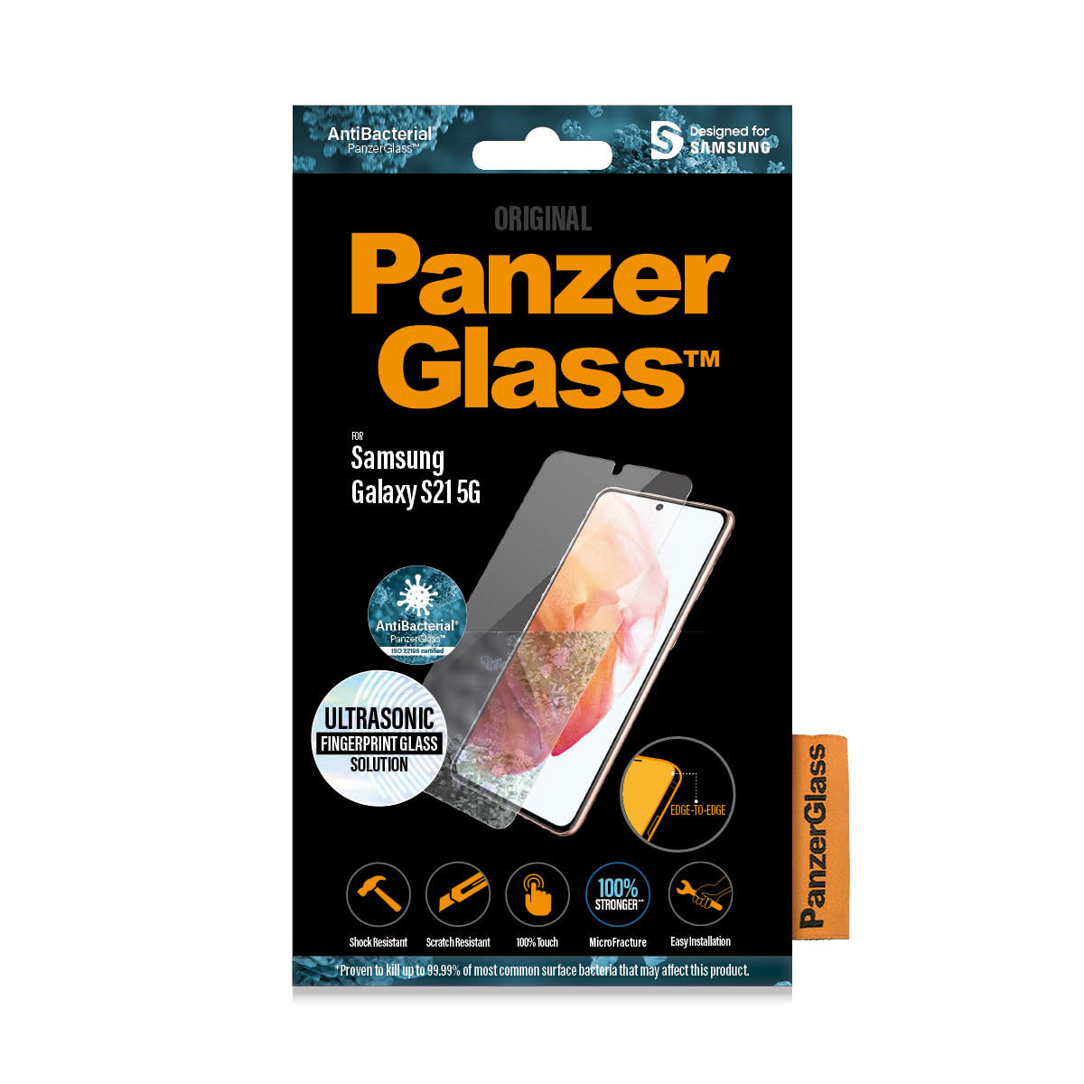  skydd Samsung 1 styck PanzerGlass 7269 5711724072697|5711724372698 Skärm- och Baksidesskydd till Mobiltelefoner   7269 www.e