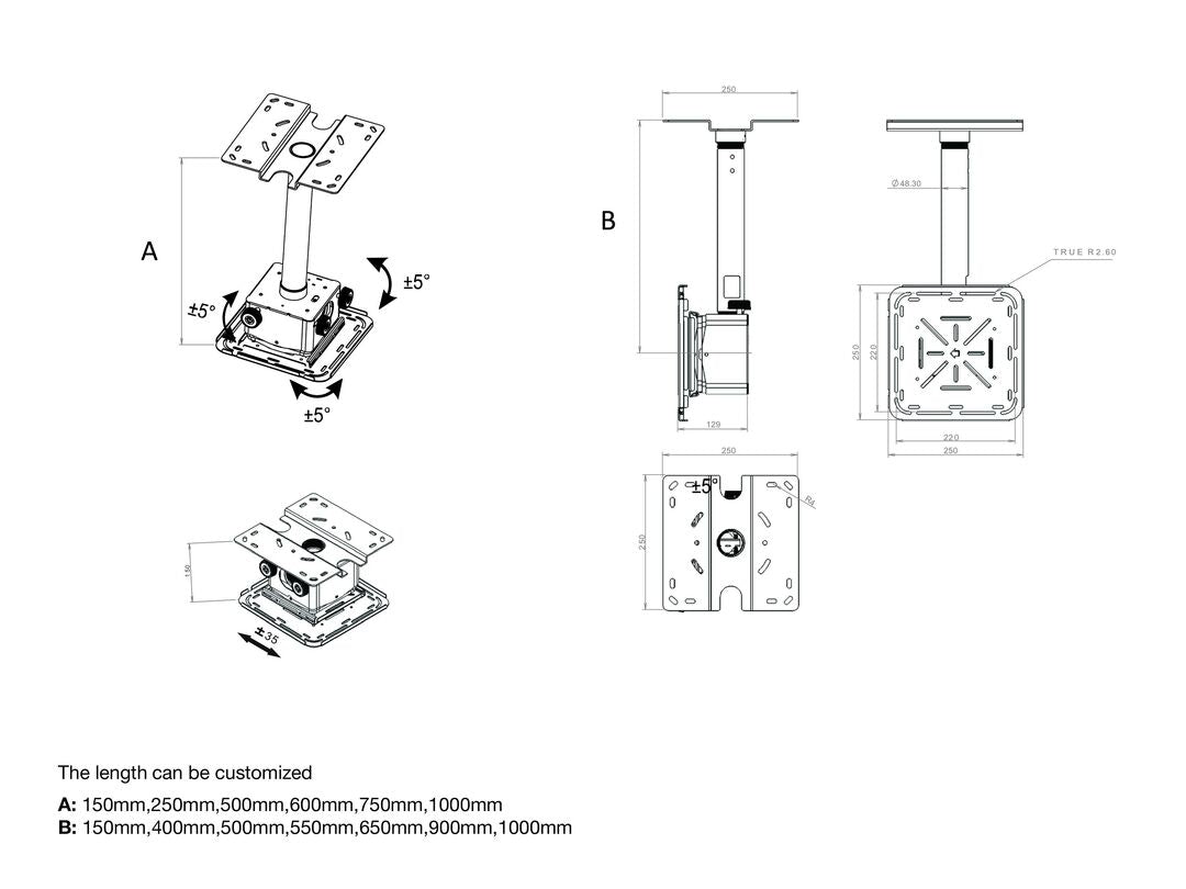  tibrackets 0594 projektorfästen Tak Vit Multibrackets 0594 7350105210594 Projektorfästen   0594 www.electricalstuff.se Elect