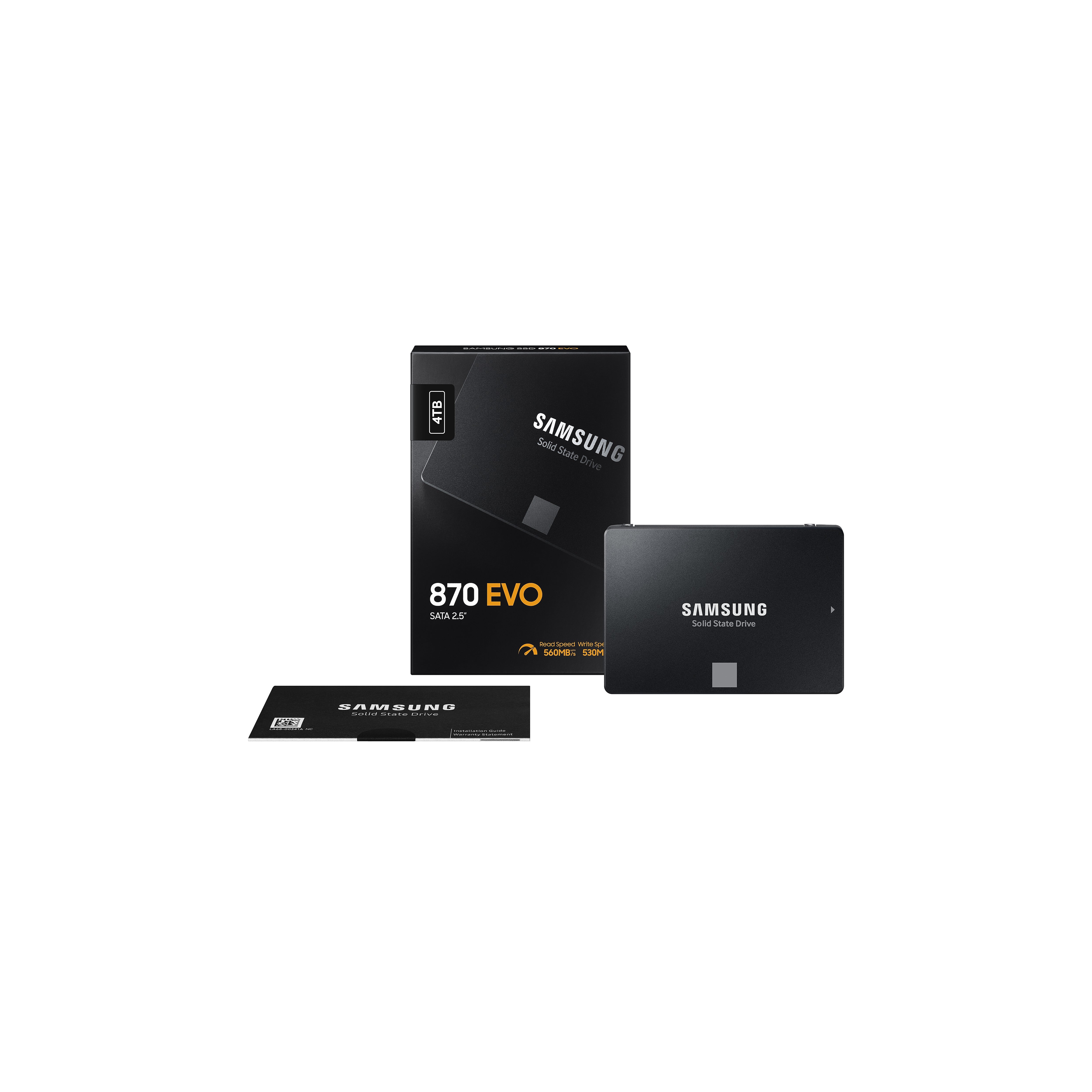  tuff.se ElectricalStuff.se   Samsung 870 EVO 4 TB 2.5" Serial ATA III V-NAND Samsung MZ-77E4T0B/EU 8806090545894 SSD-Hårddis