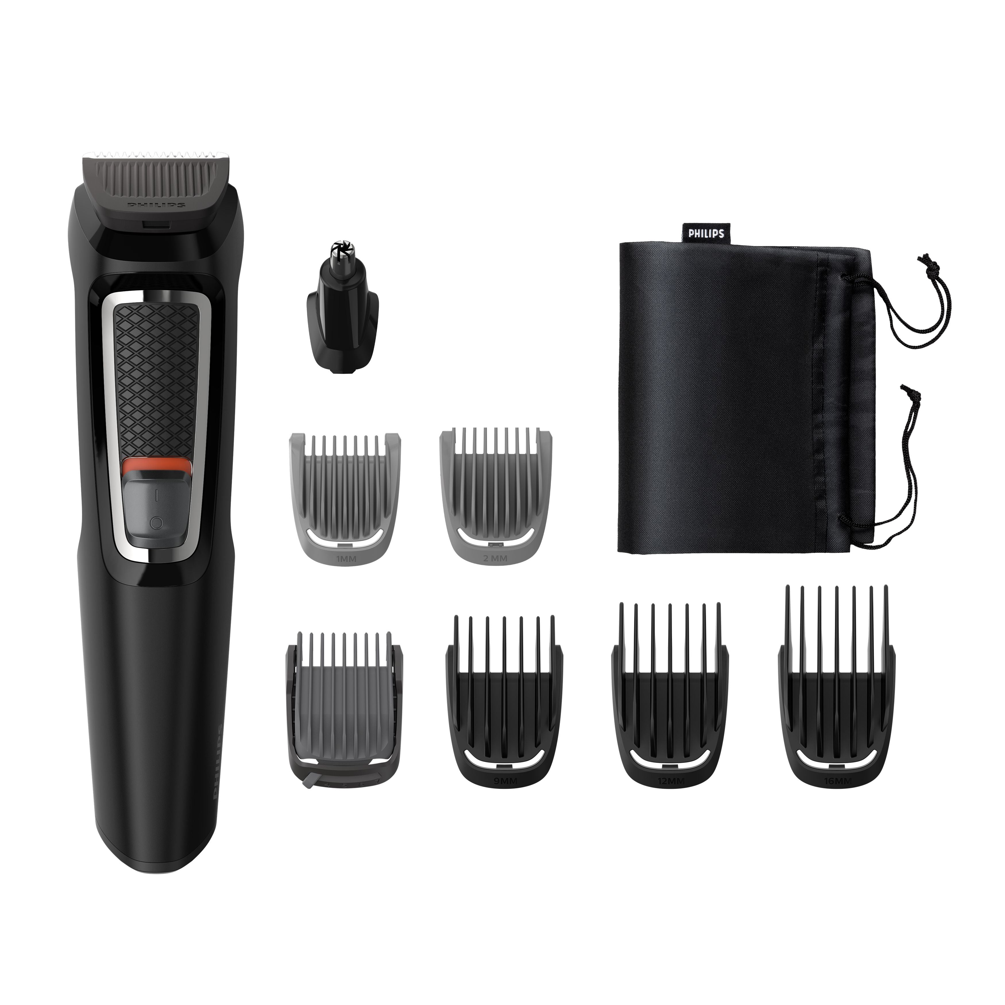  www.electricalstuff.se ElectricalStuff.se   Philips MULTIGROOM Series 3000 MG3730/15 8-i-1, grooming kit för ansikte och hår