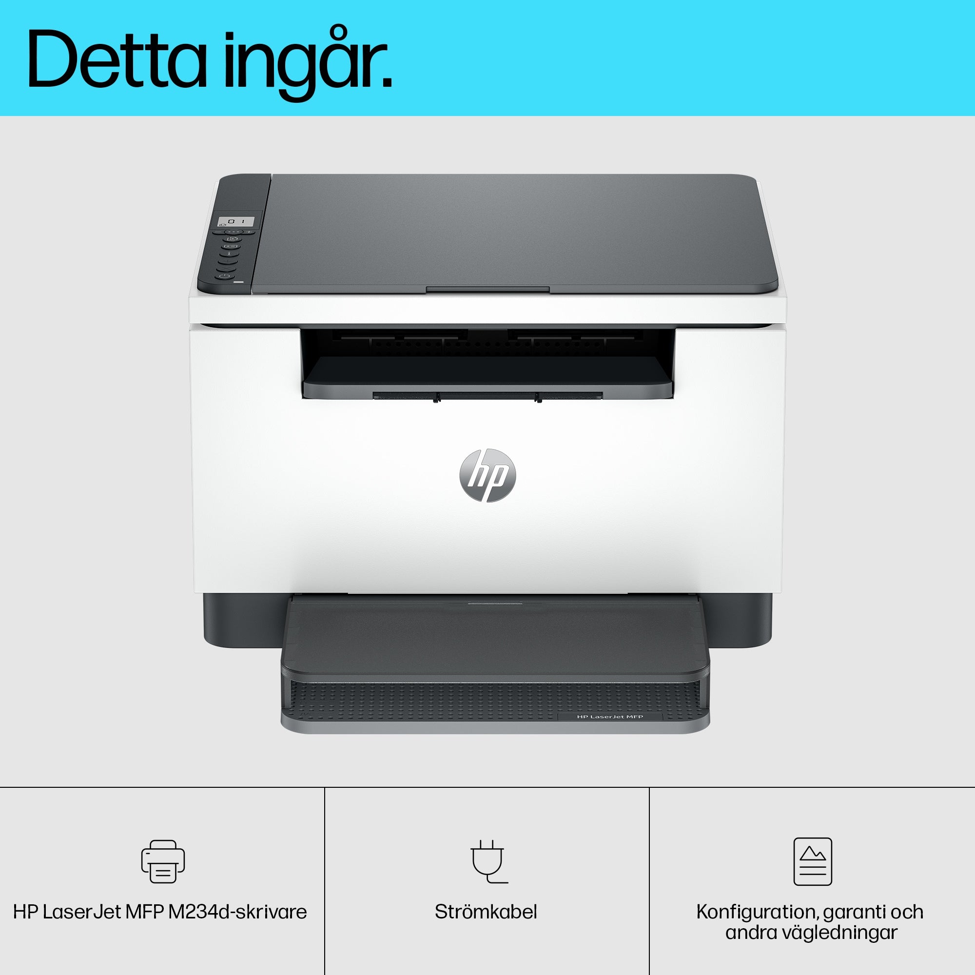  nktionsskrivare LaserJet  LaserJet MFP M234d-skrivare www.electricalstuff.se ElectricalStuff.se   HP LaserJet MFP M234d-skri