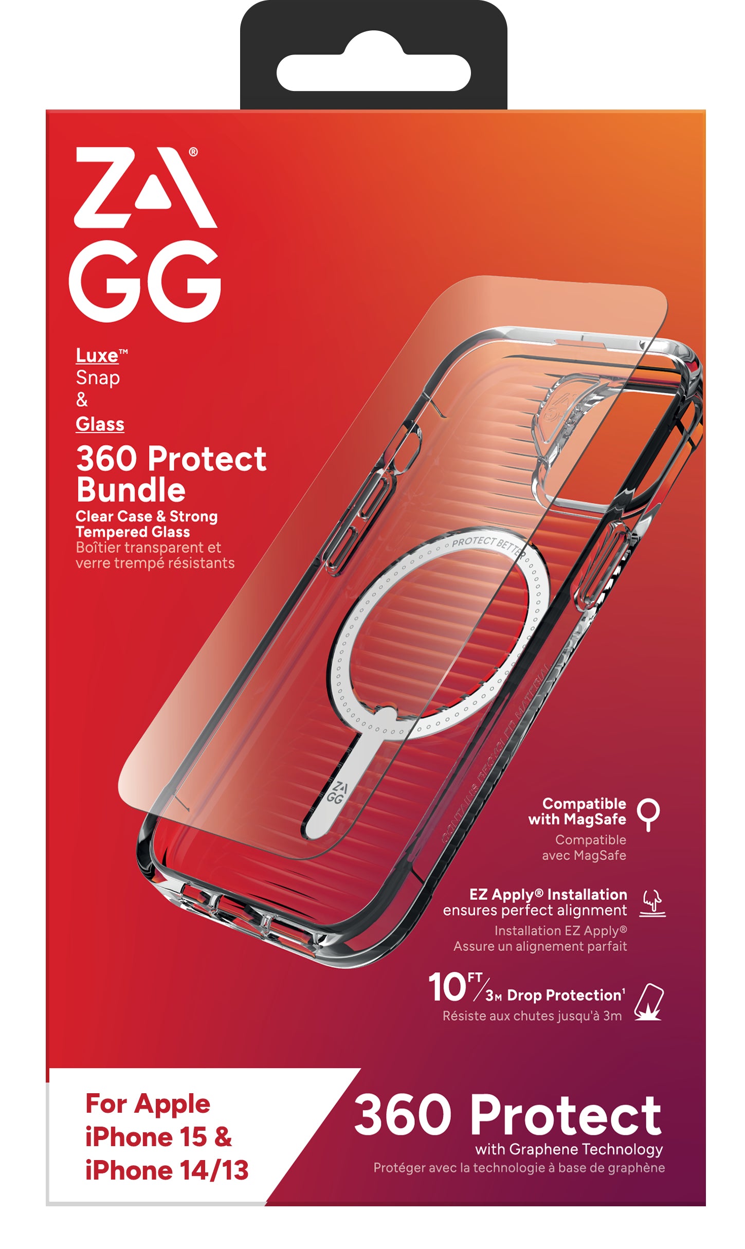  alStuff.se   ZAGG Bundle Luxe SNAP PCR IS Glass Apple iPhone 15 Clear ZAGG 100511869 0840056185562|840056185562 Mobiltelefon