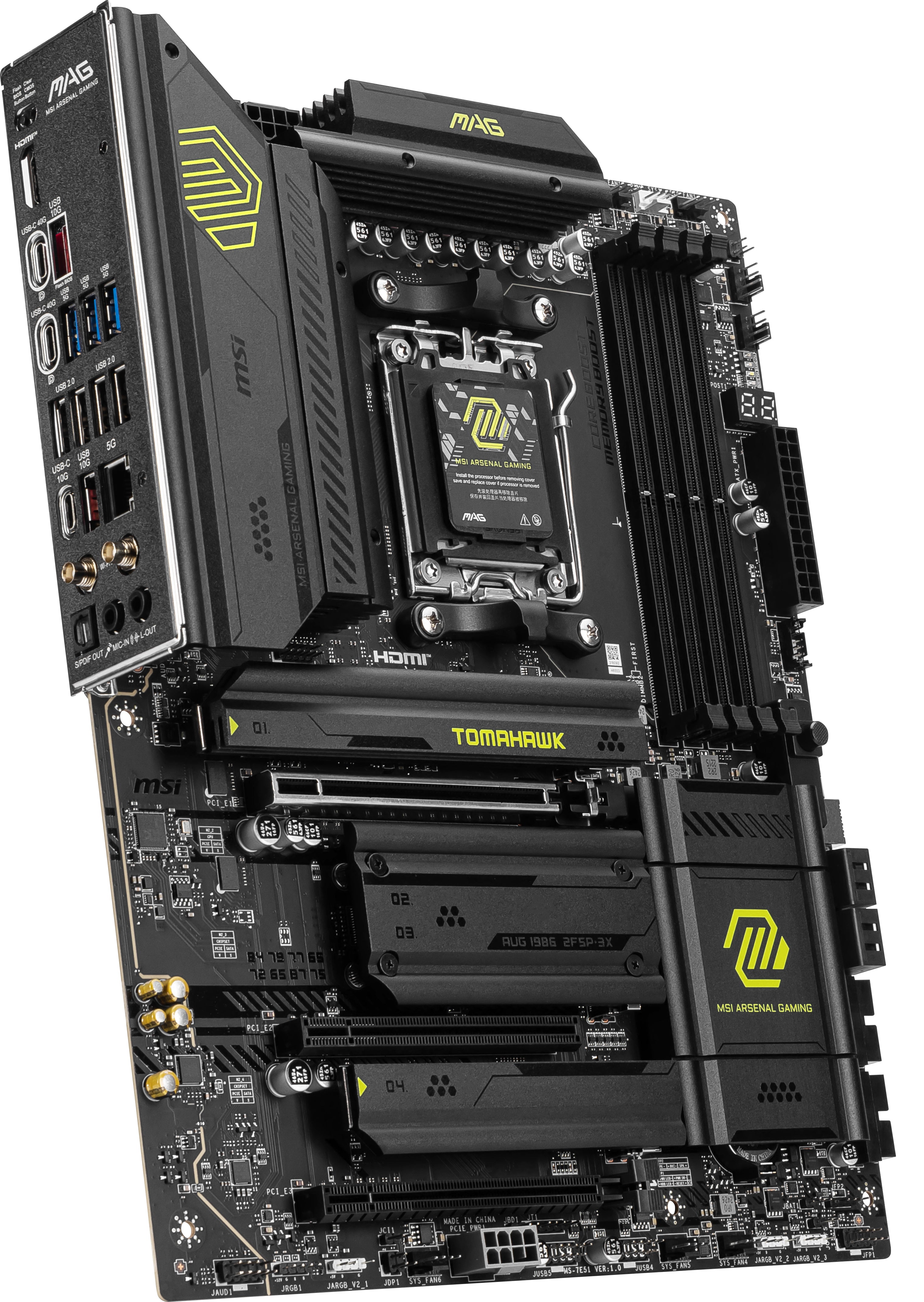  ricalstuff.se ElectricalStuff.se   MSI MAG X870 TOMAHAWK WIFI moderkort AMD X870 AM5-sockel ATX MSI MAG X870 TOMAHAWK WIFI 4