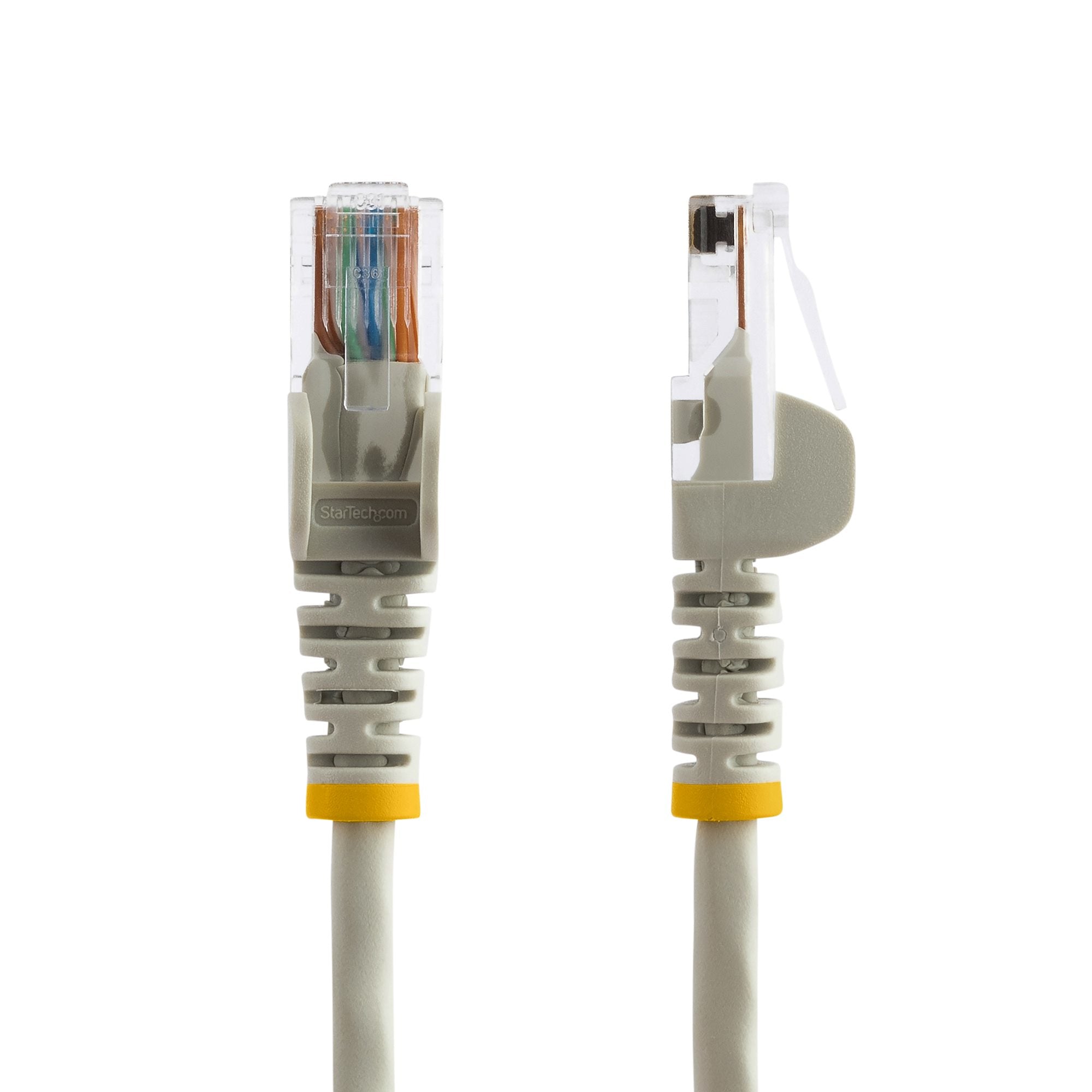  m 45PAT3MGR 0065030859943|065030859943 Nätverkskablar   Cat5e patchkabel med hakfria RJ45-kontakter – 3 m, grå www.electrica