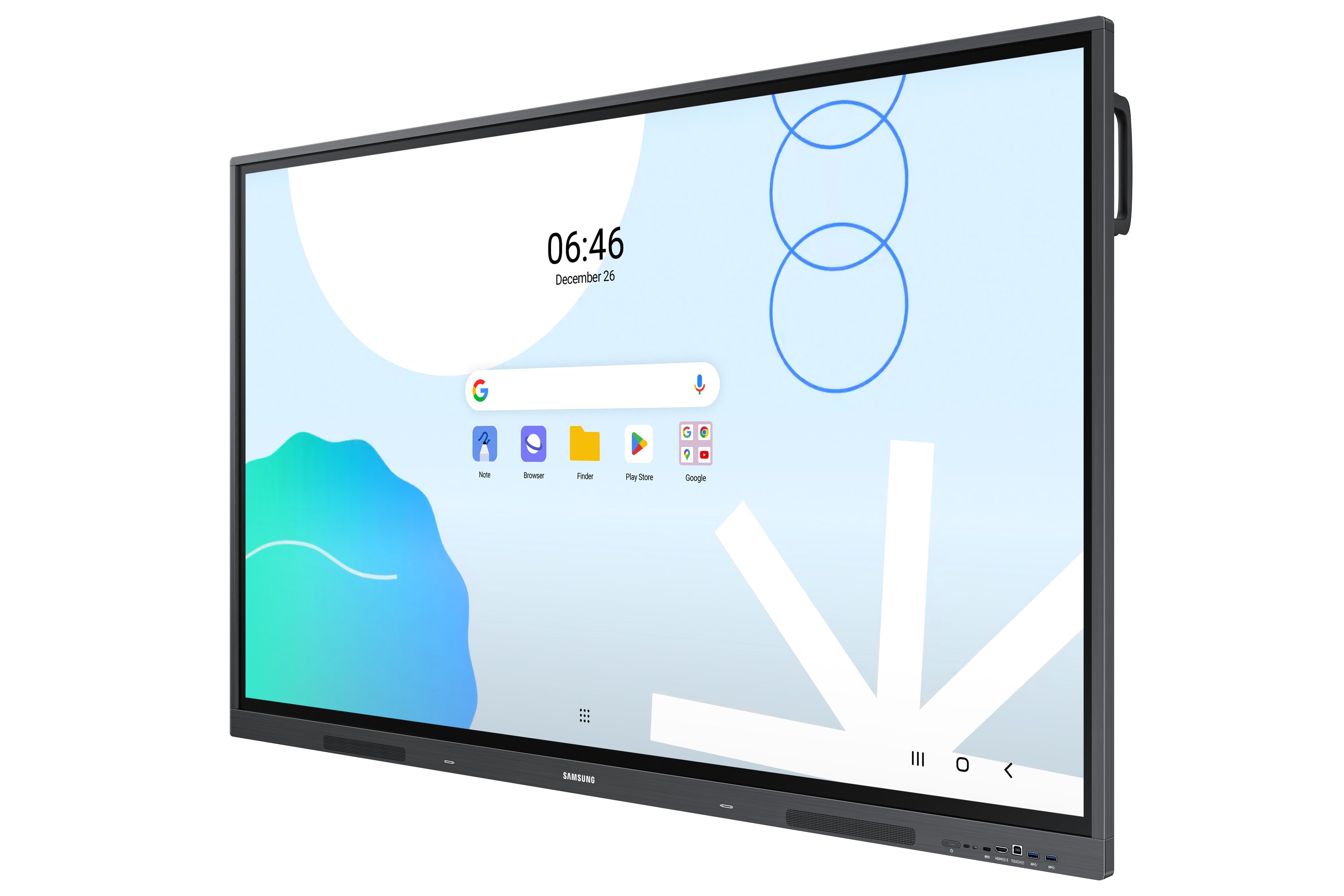     Samsung WA65D interaktiv whiteboard 165,1 cm (65") 3840 x 2160 pixlar Pekskärm Grå Samsung LH65WADWLGCXEN 8806095575728 I