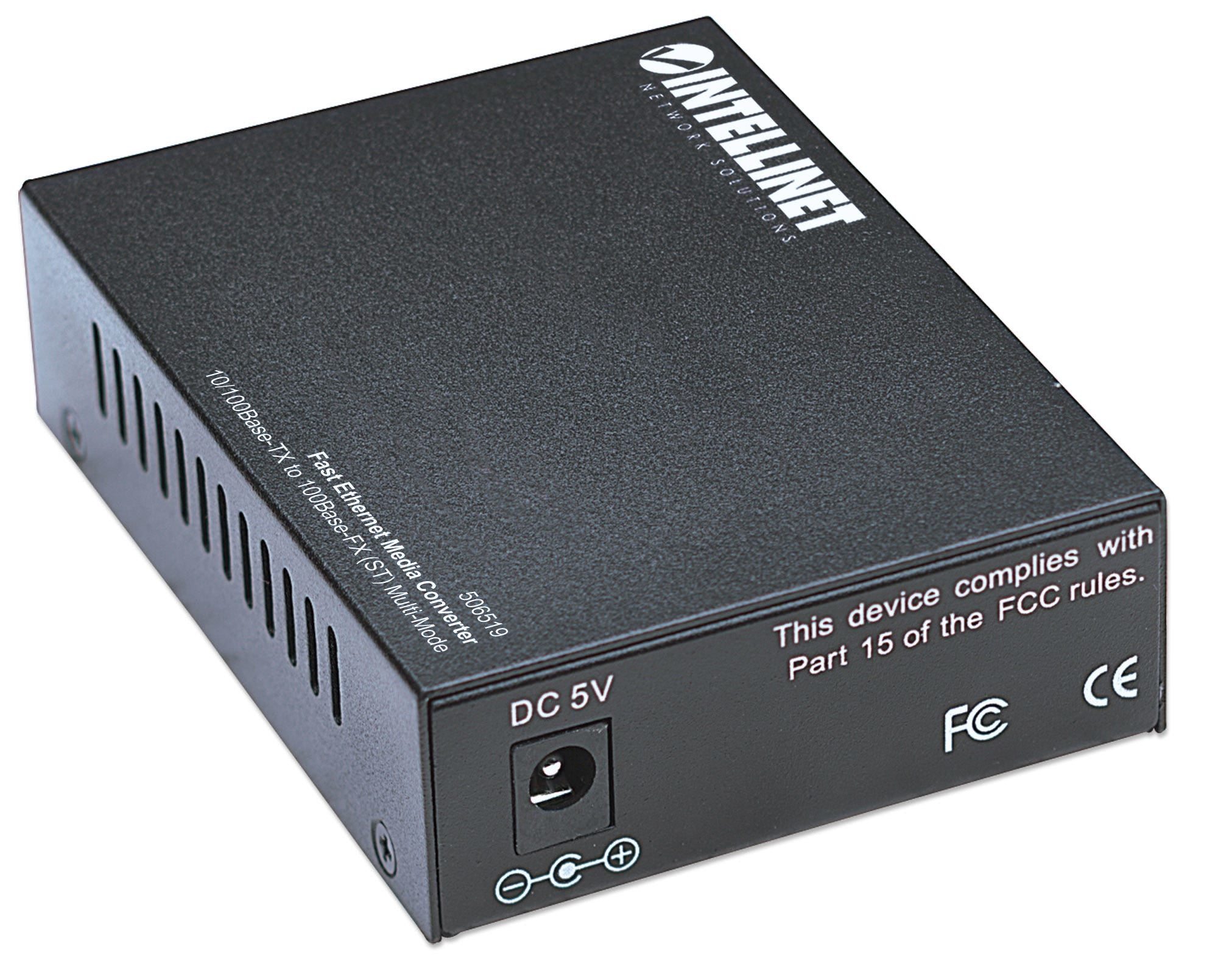  e ElectricalStuff.se   Intellinet 506519 mediakonverterare för nätverk 100 Mbit/s 1310 nm Flerläge Svart Intellinet 506519 0