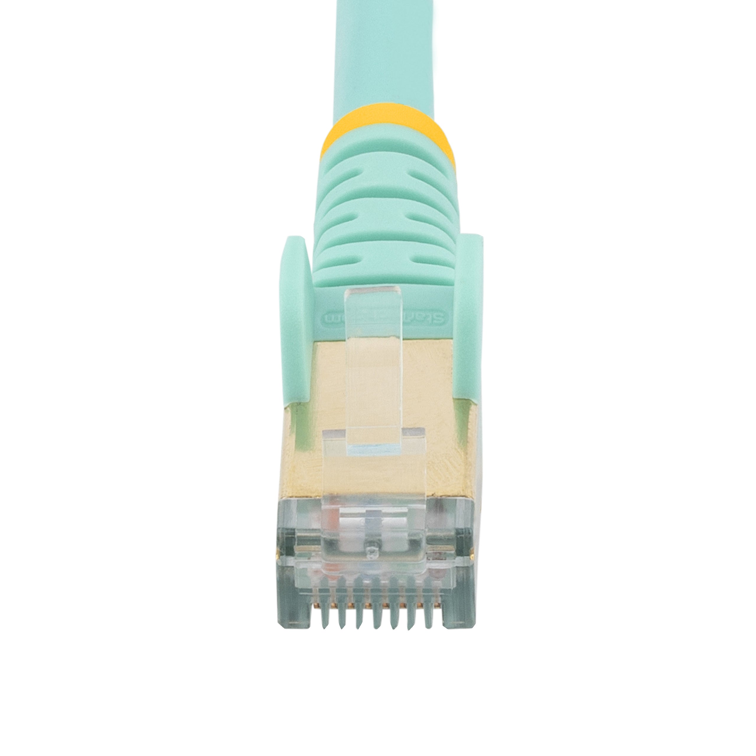 73284|065030873284 Nätverkskablar   Cat6a Ethernet-kabel - skärmad (STP) - 0,5 m, aqua www.electricalstuff.se ElectricalStuf