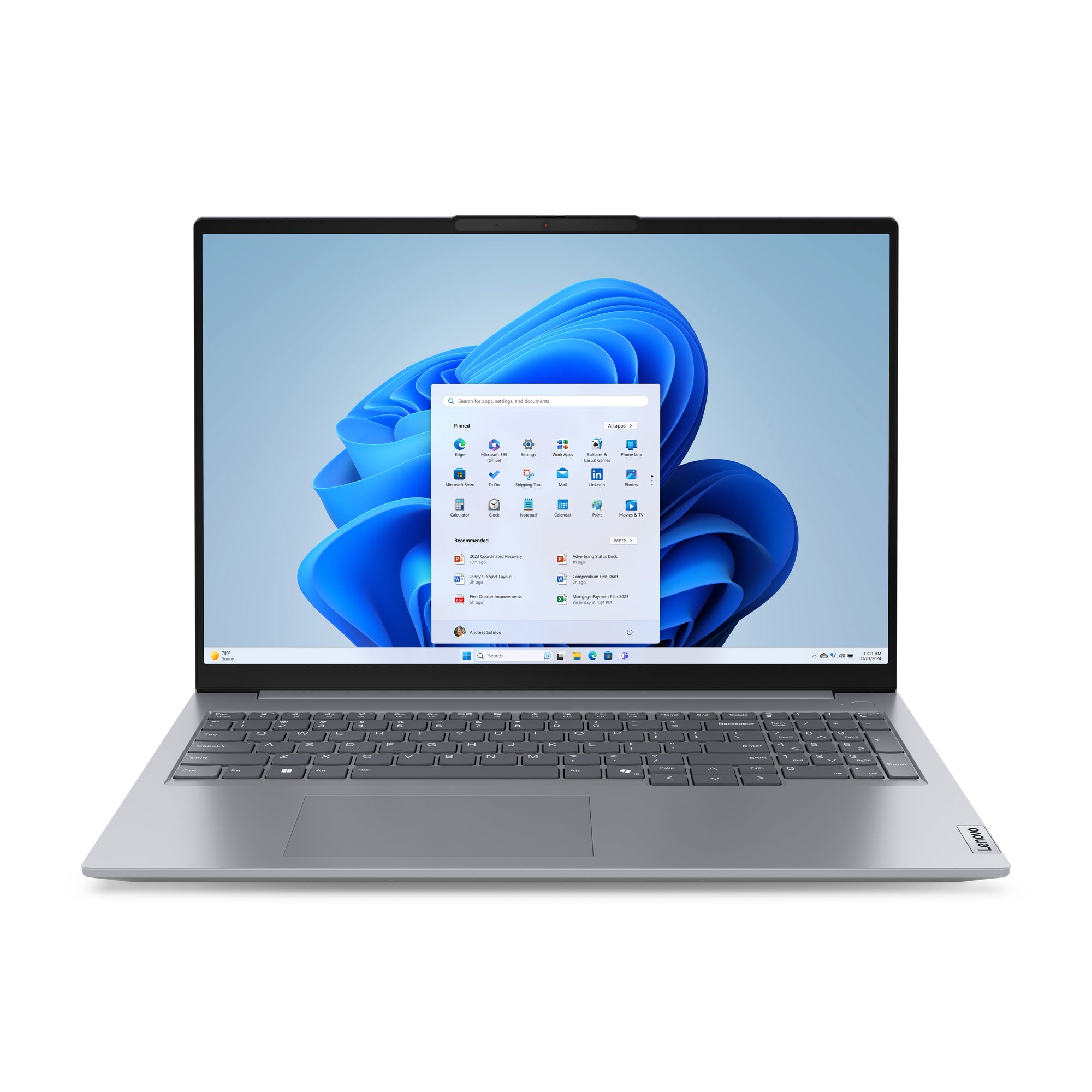  www.electricalstuff.se ElectricalStuff.se   Lenovo ThinkBook 16 G7 ARP AMD Ryzen™ 5 7535HS Bärbar dator 40,6 cm (16") WUXGA 