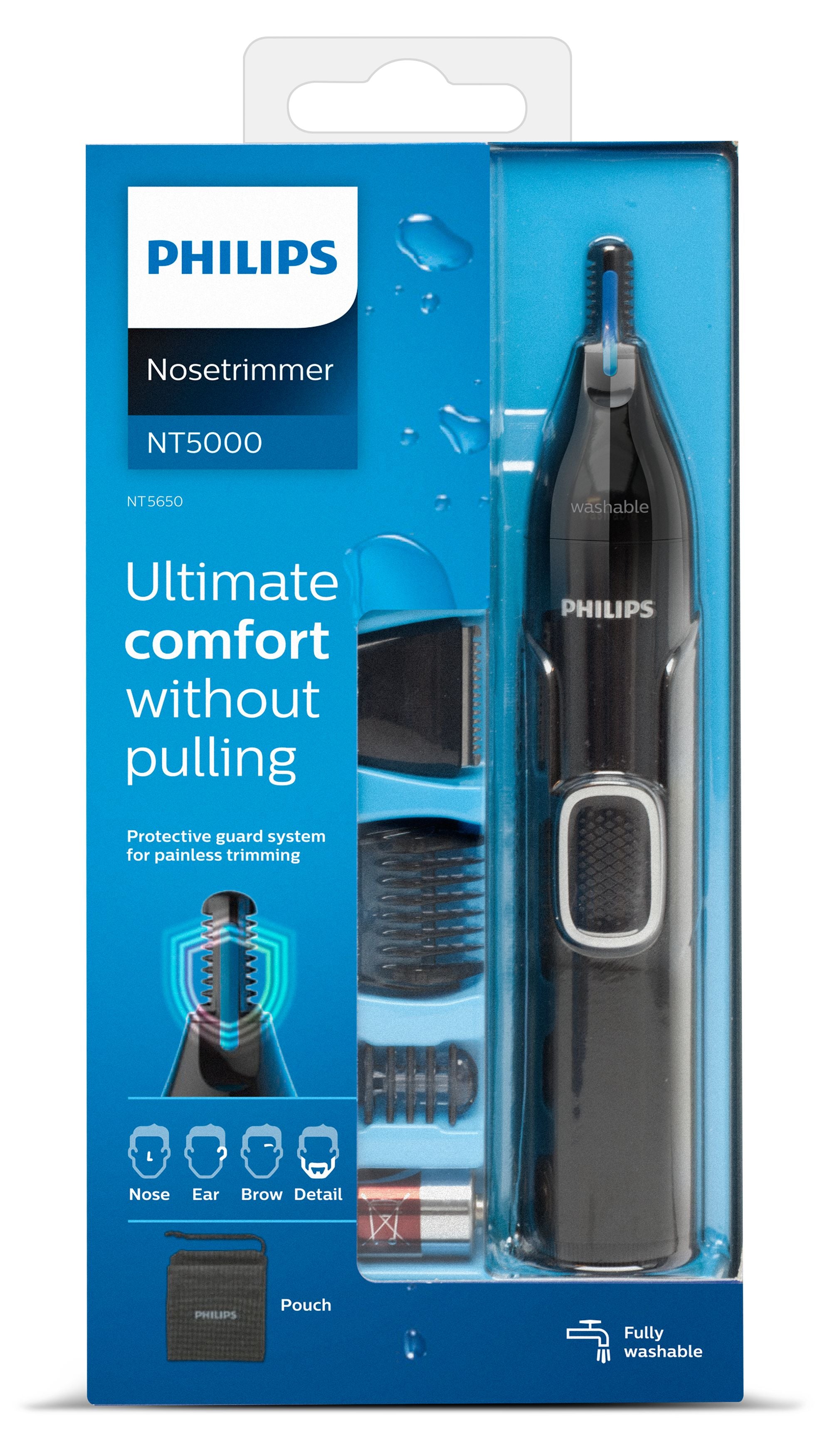  och precisionstrimmer Philips NT5650/16 8710103923961|8710103923978 Skägg/Hår Trimmer 5000 series  Nose trimmer series 5000 