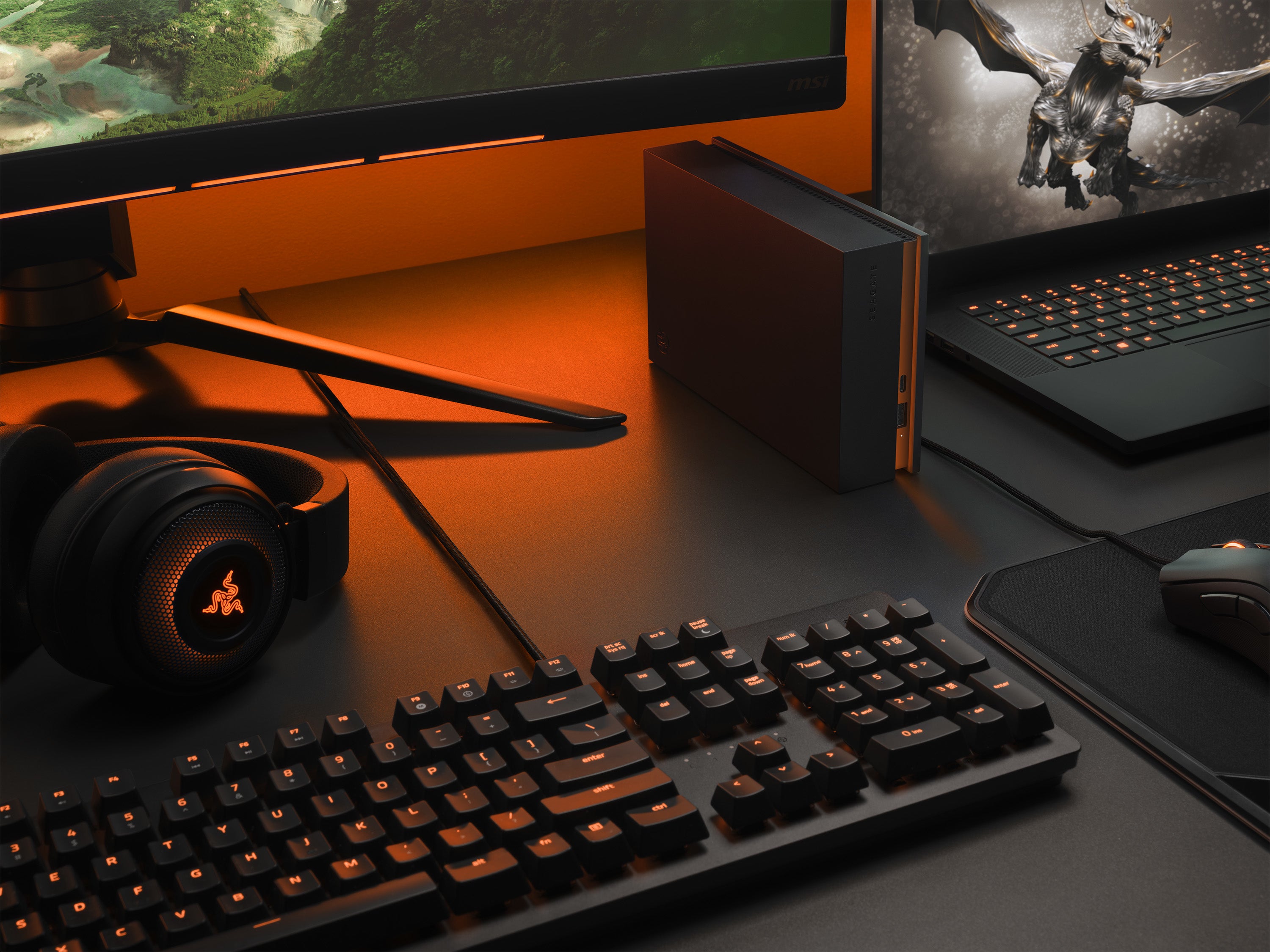  .2 Gen 1 (3.1 Gen 1) Svart Seagate STKK8000400 3660619040193|0763649160428|763649160428 Externa Hårddiskar   FireCuda Gaming