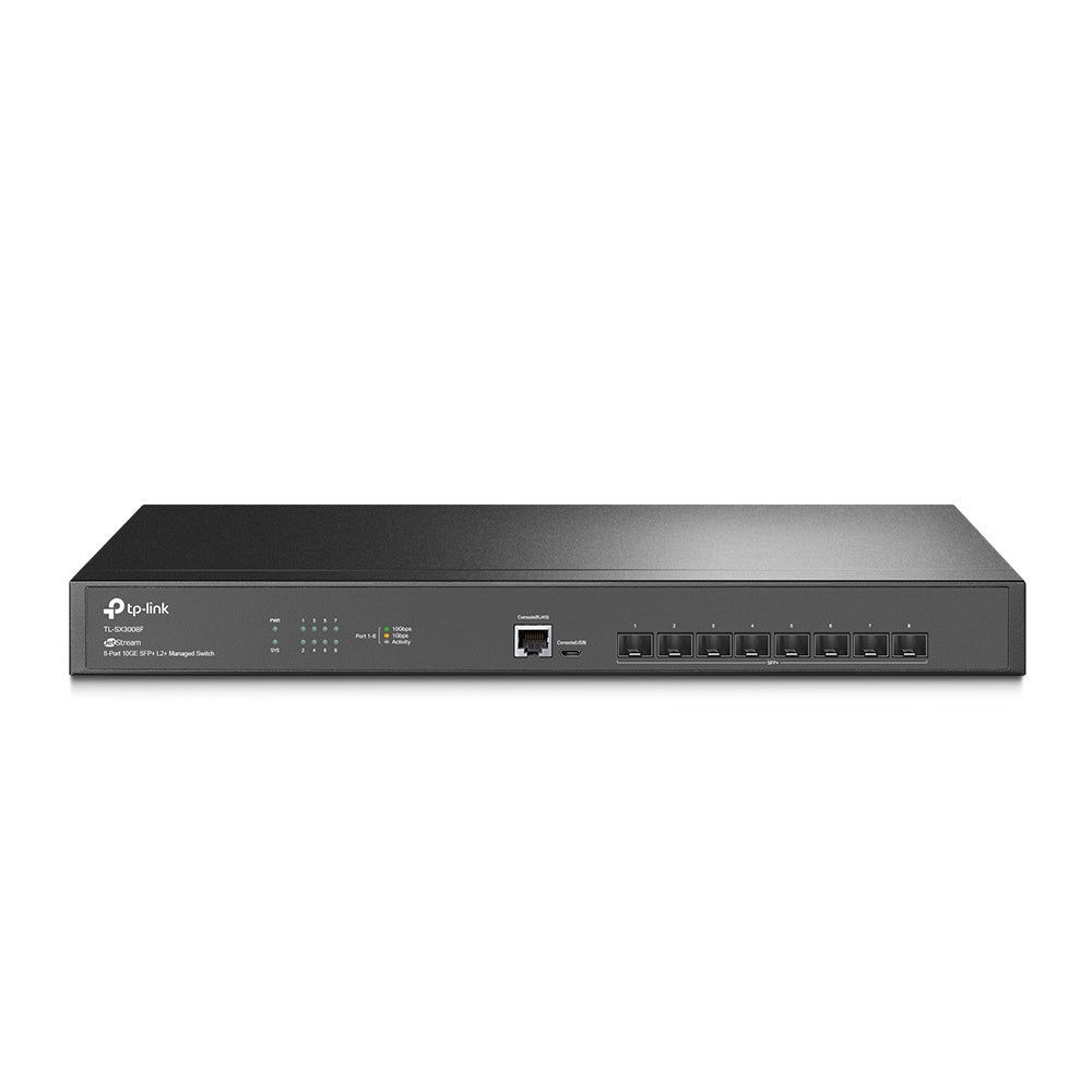  www.electricalstuff.se ElectricalStuff.se   TP-Link JetStream TL-SX3008F nätverksswitchar hanterad L2/L3 Svart TP-Link TL-SX