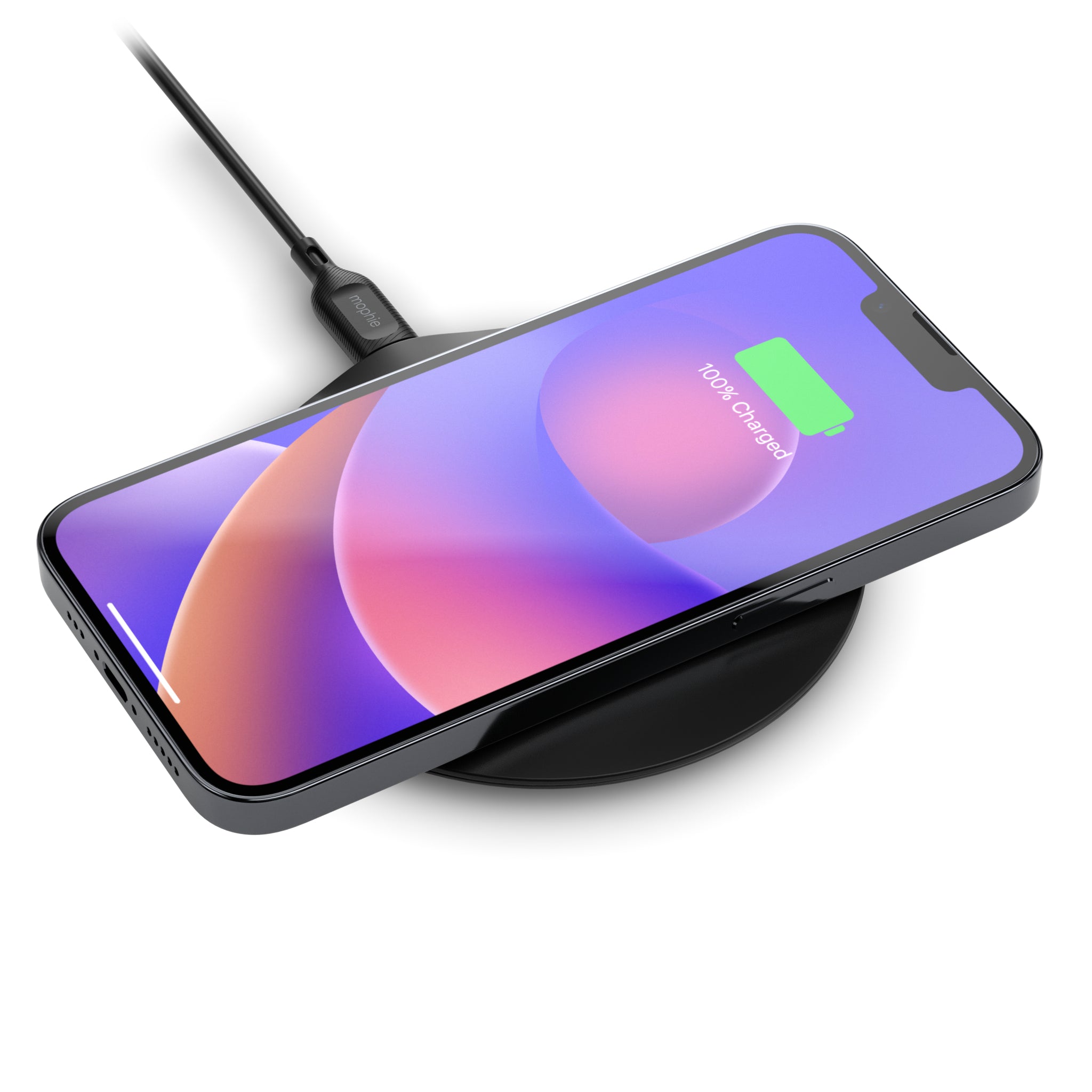  ging pad 15W Smartphone Svart USB Trådlös laddning inomhus mophie 401311860 0840056185722|840056185722 Mobilladdare essentia