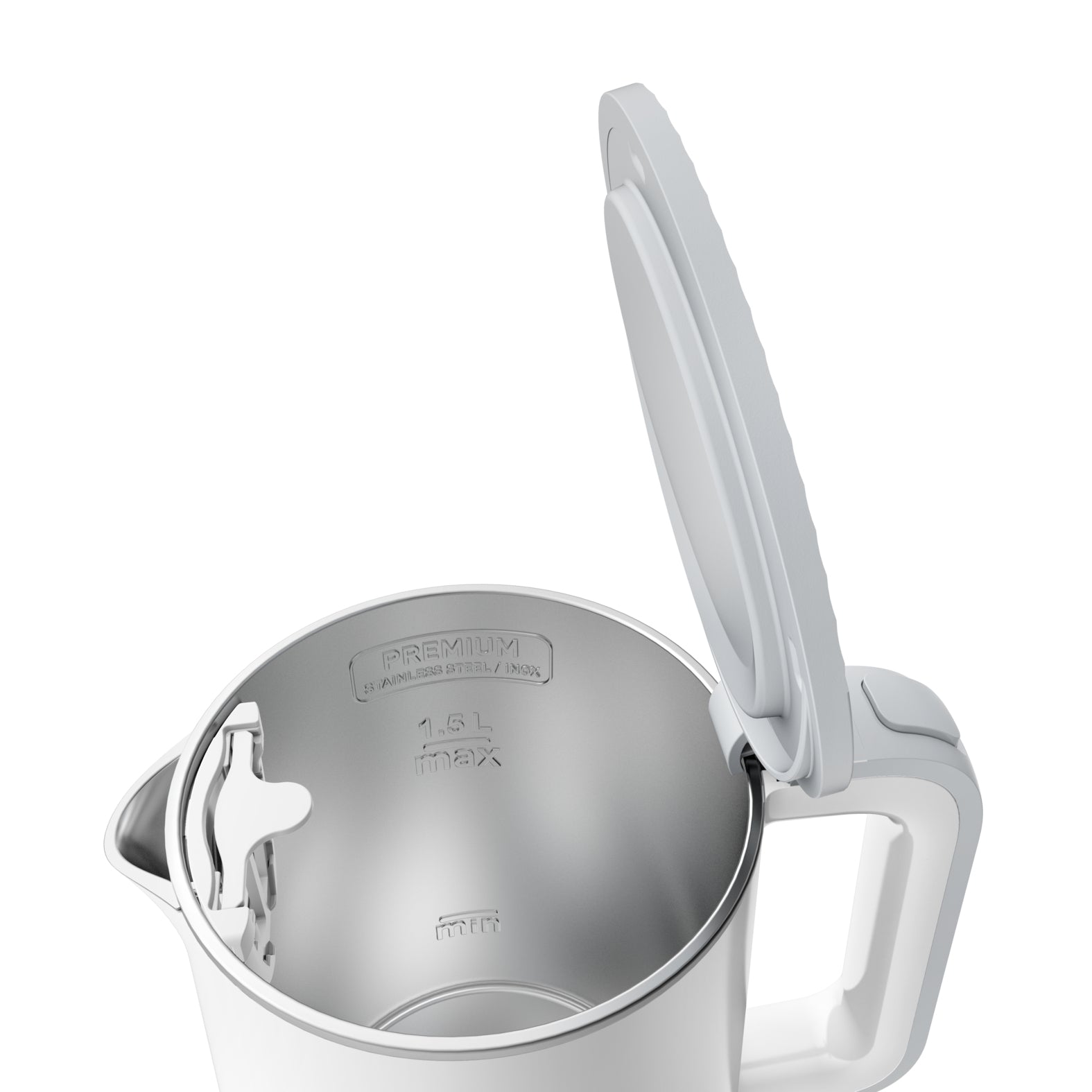  ElectricalStuff.se   Tefal Sense KO6931 vattenkokare 1,5 l 1800 W Vit Tefal KO693110 3045387243159 Vattenkokare Sense  KO693