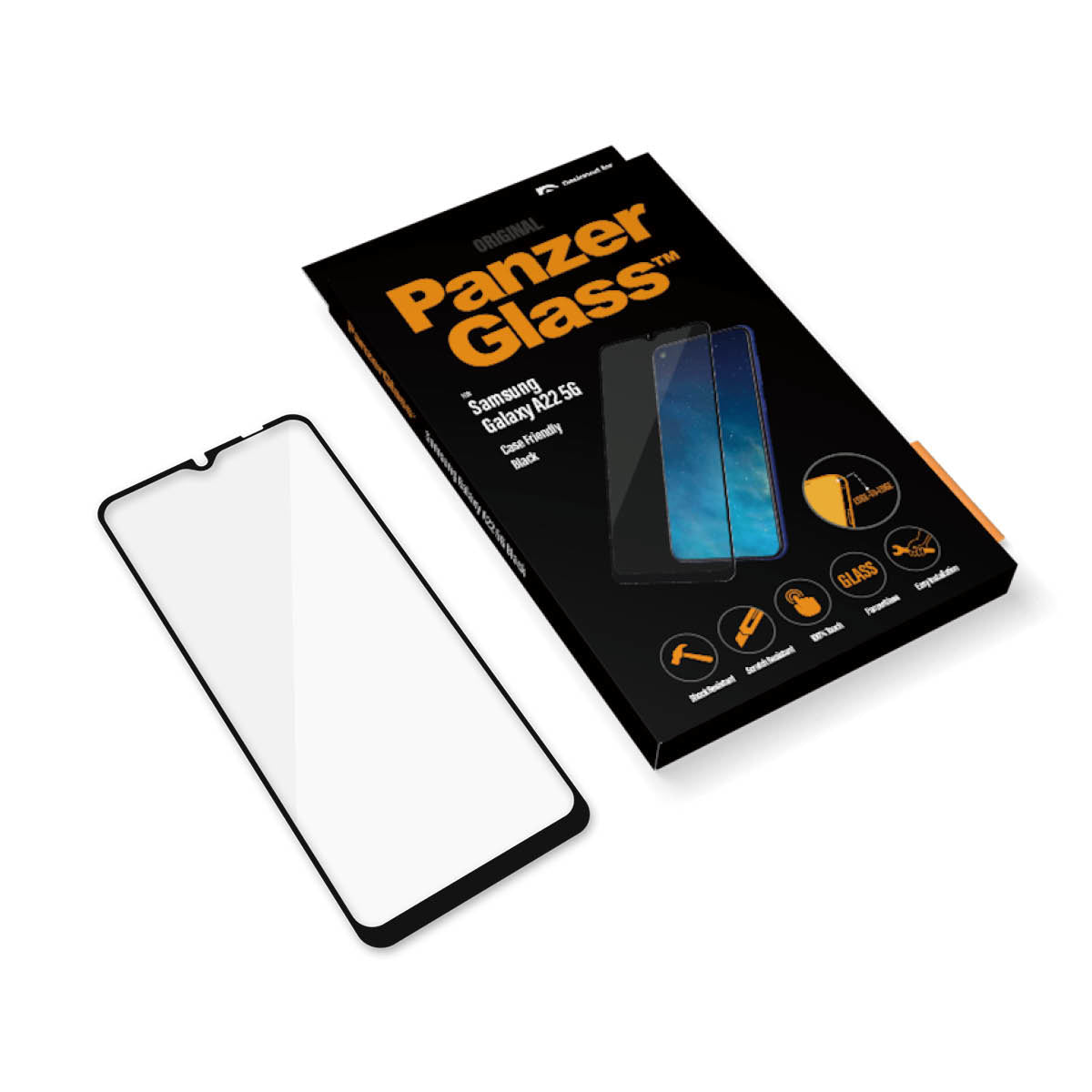  se   PanzerGlass 7274 skärm- och baksidesskydd till mobiltelefon Genomskinligt skärmskydd Samsung 1 styck PanzerGlass 7274 5